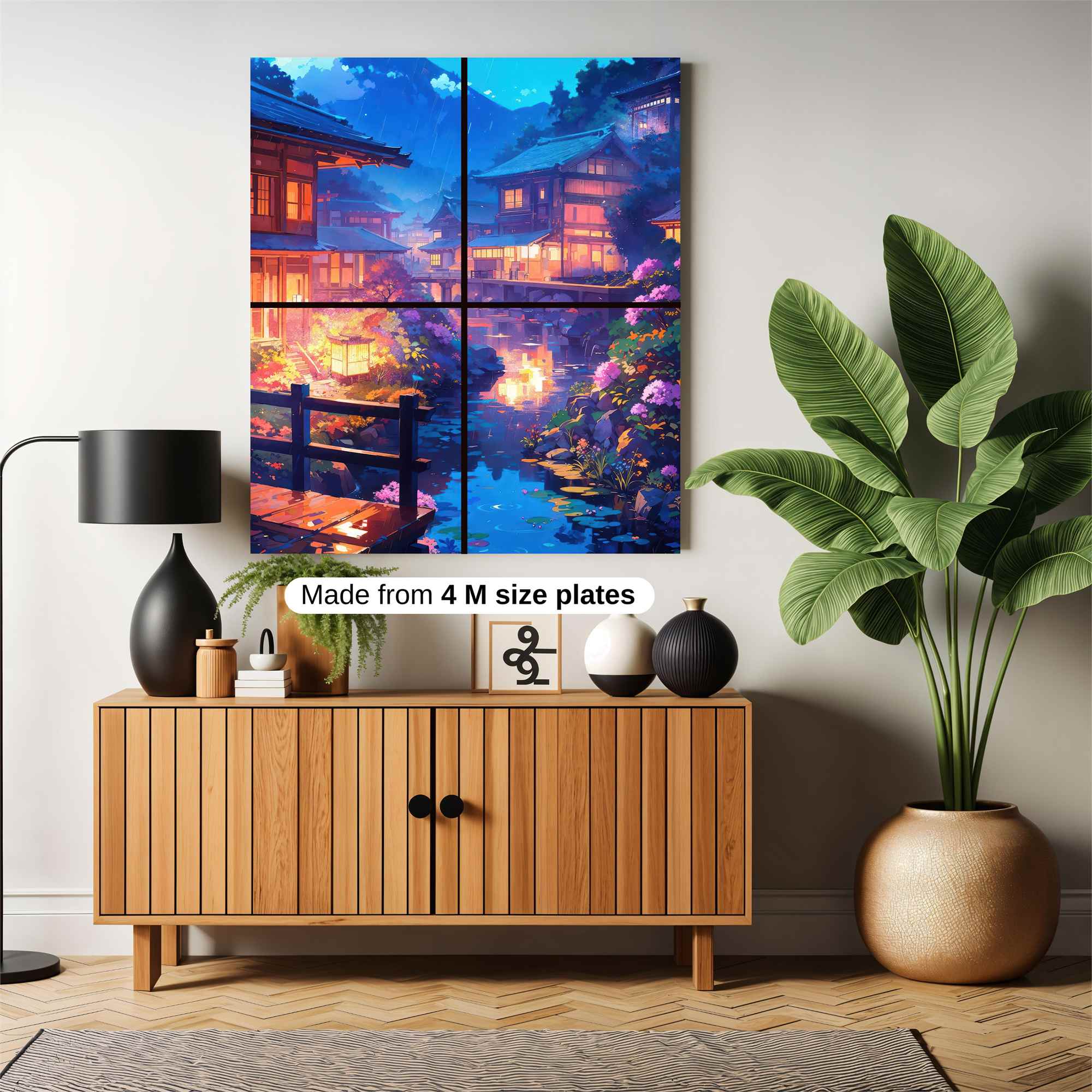 Moonlit Tranquility Safe Wall Magnetic / M