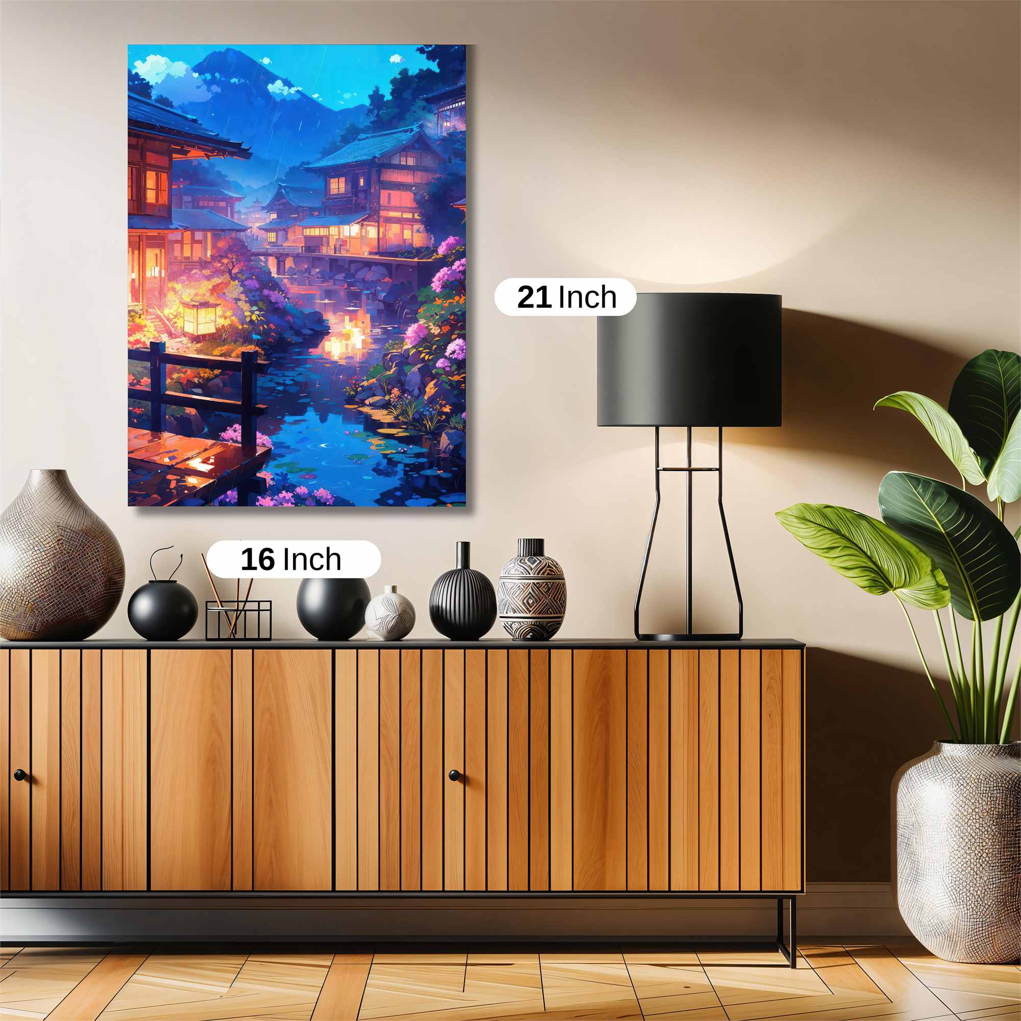 Moonlit Tranquility Safe Wall Magnetic / M