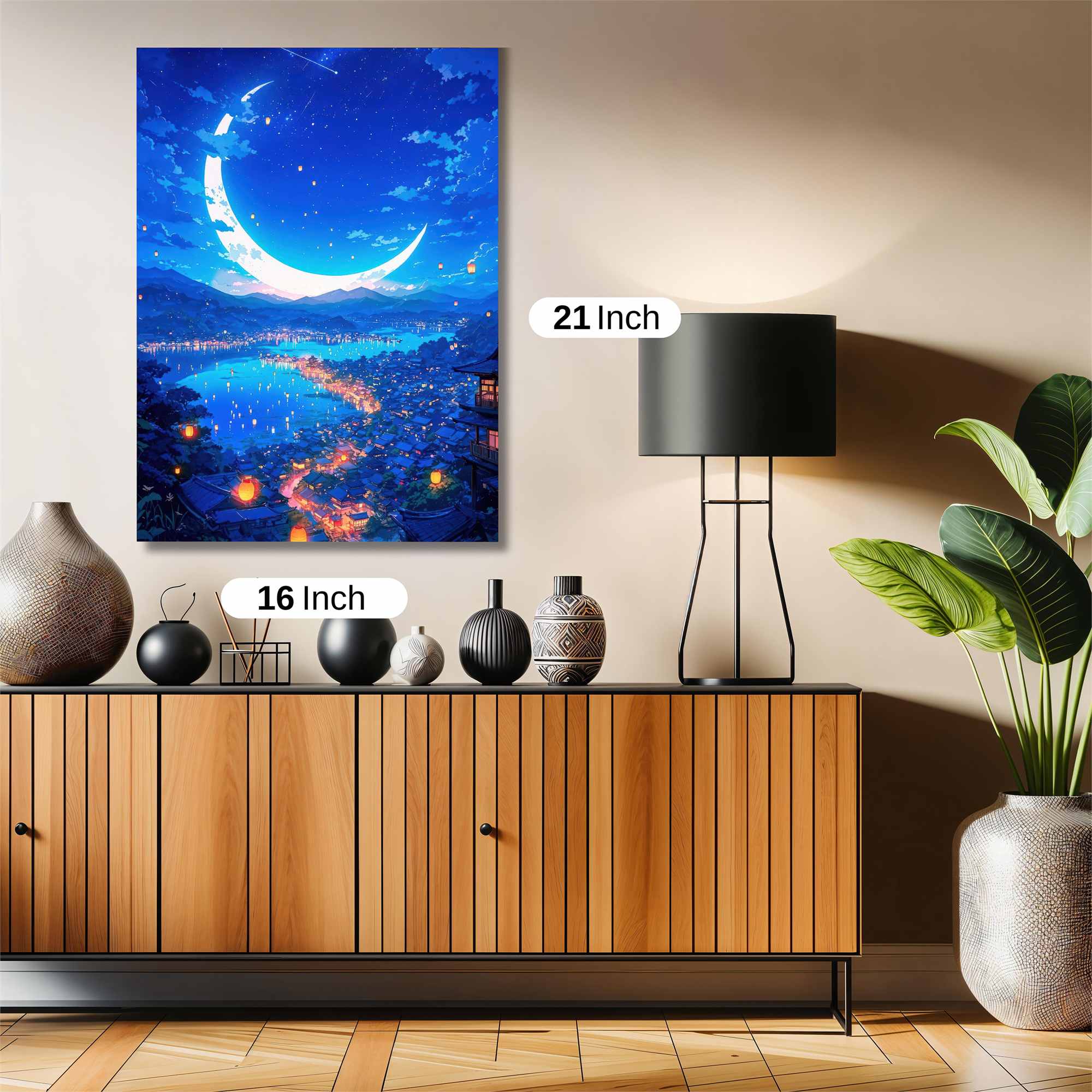 Moonlit Serenity Safe Wall Magnetic / M