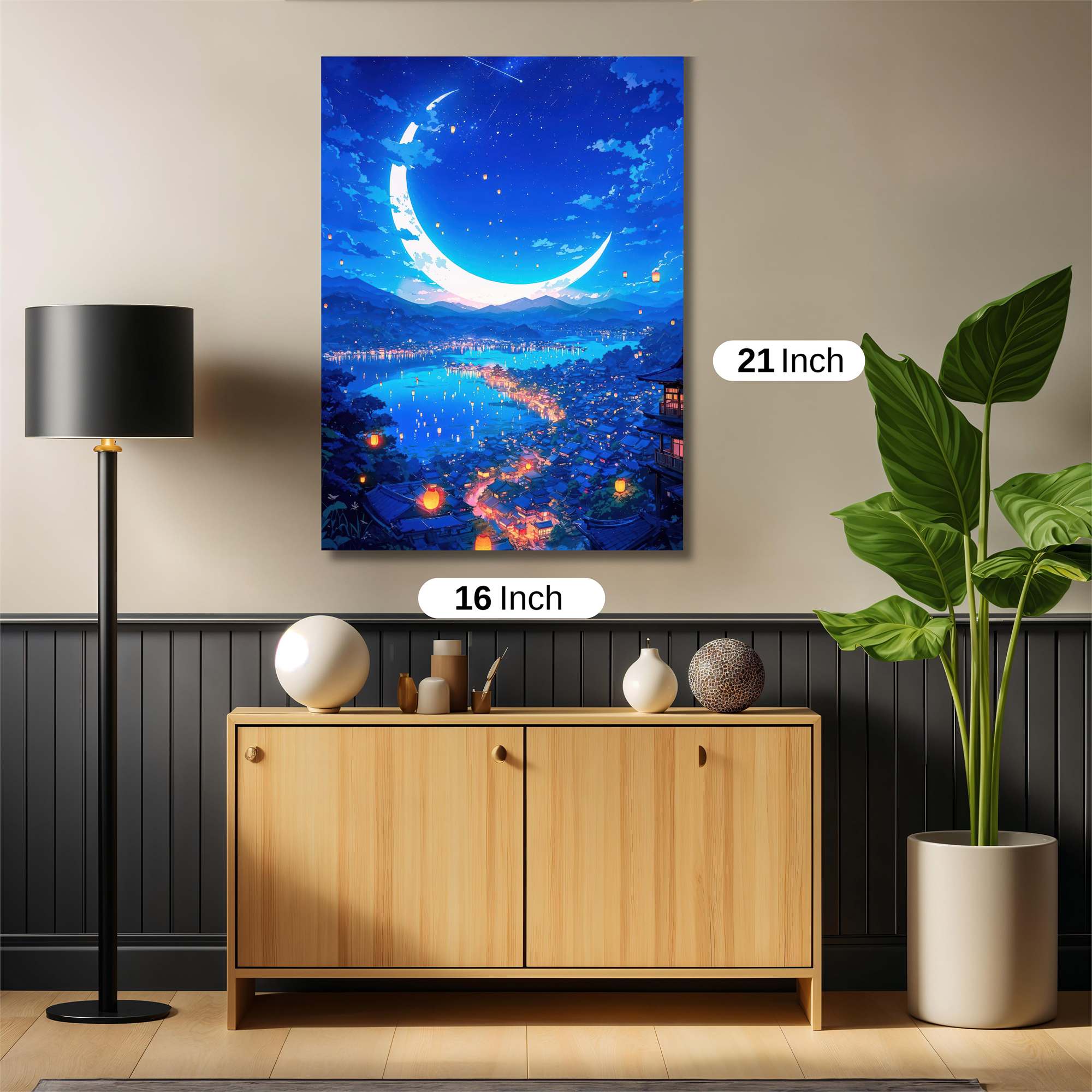 Moonlit Serenity Safe Wall Magnetic / M