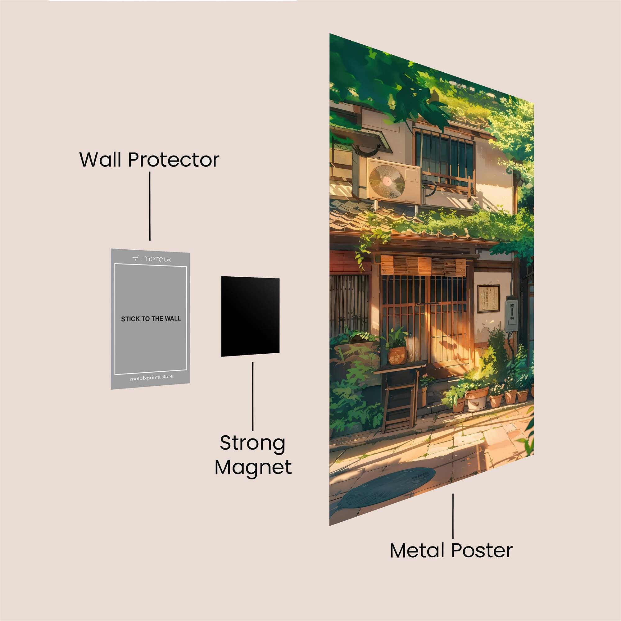 Makoto's Oasis Safe Wall Magnetic / M