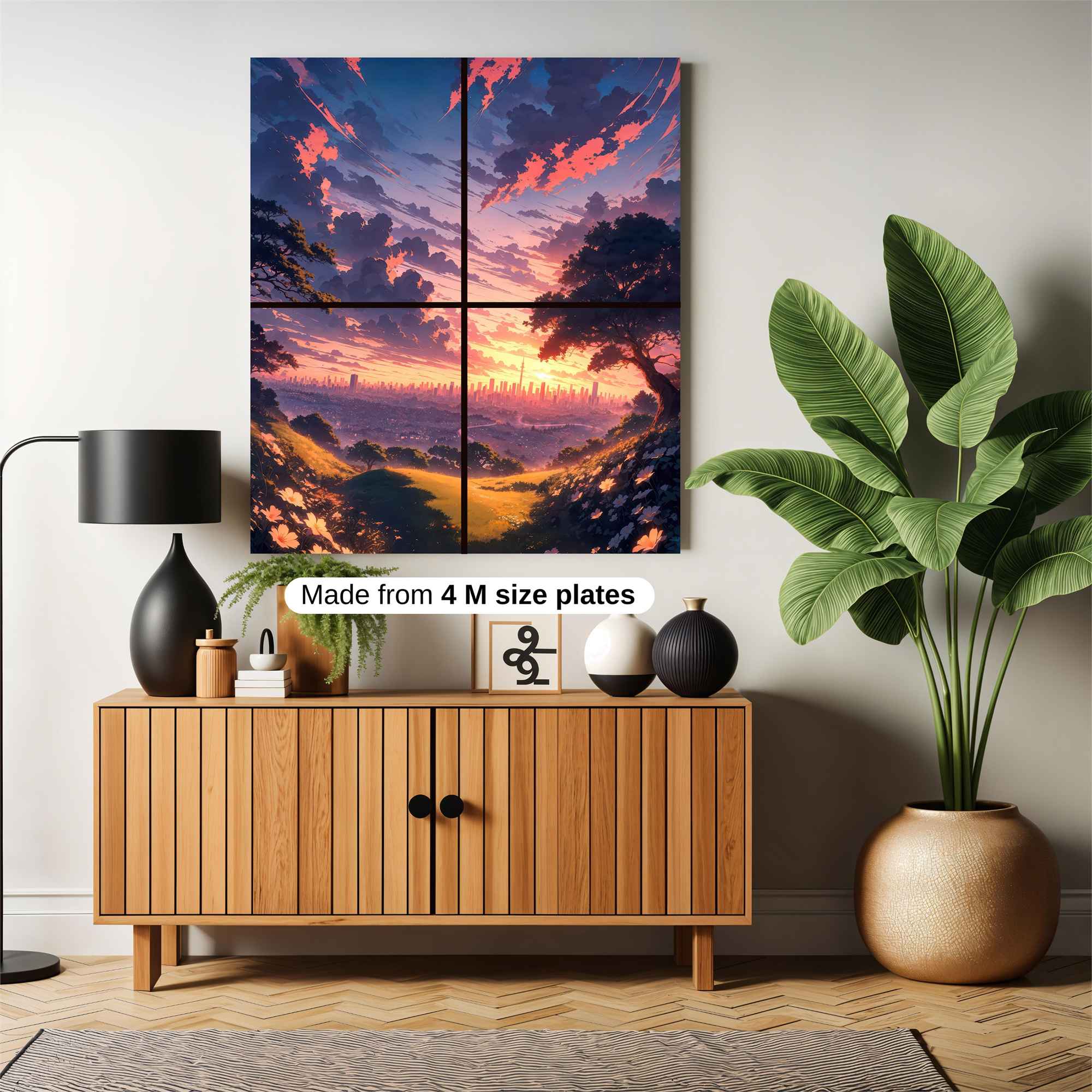Sunset Serenity Safe Wall Magnetic / M