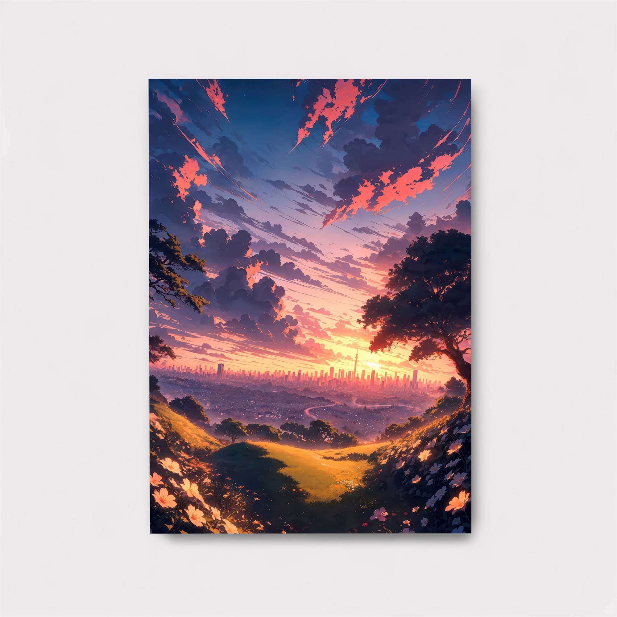 Sunset Serenity Safe Wall Magnetic / M