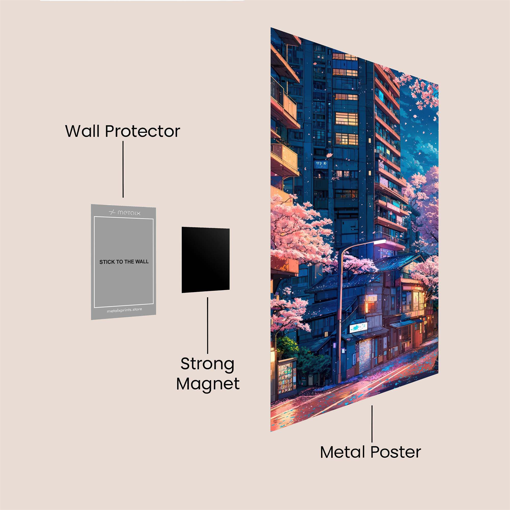 Tokyo Dream Safe Wall Magnetic / M