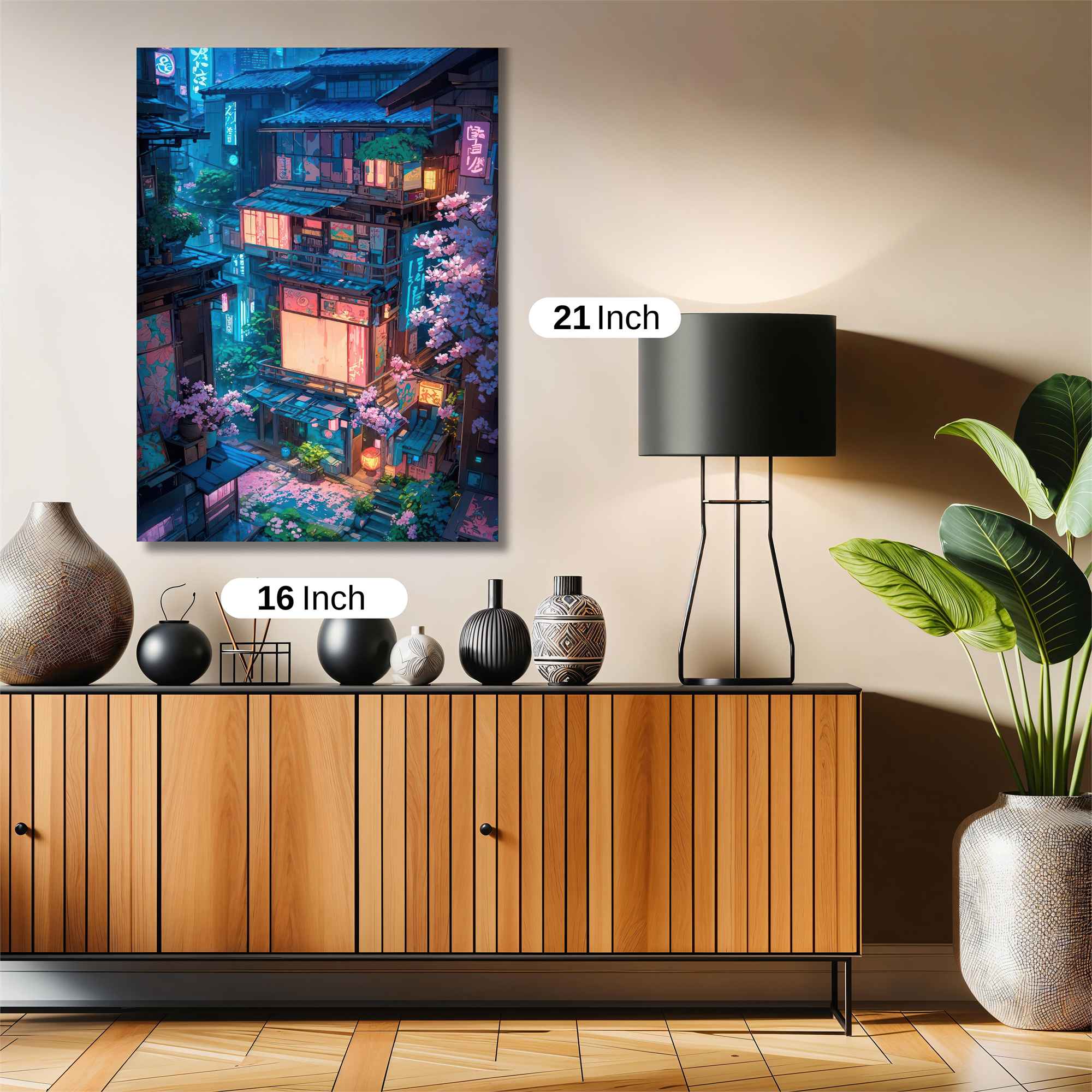 Neon Serenity Safe Wall Magnetic / M