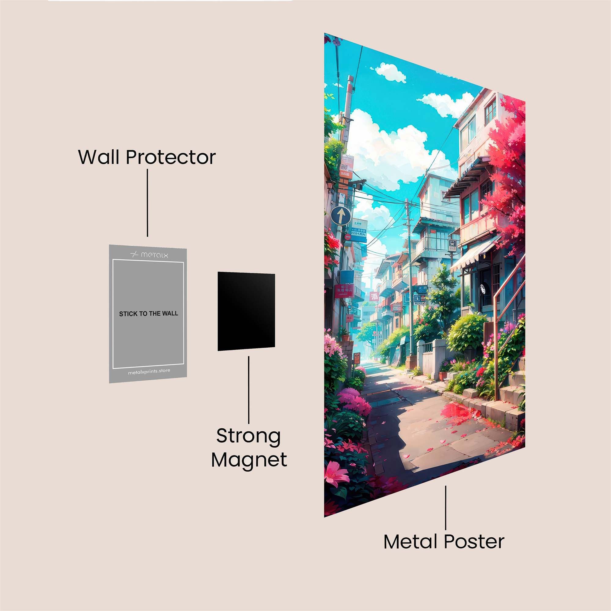Blossom Serenity Safe Wall Magnetic / M