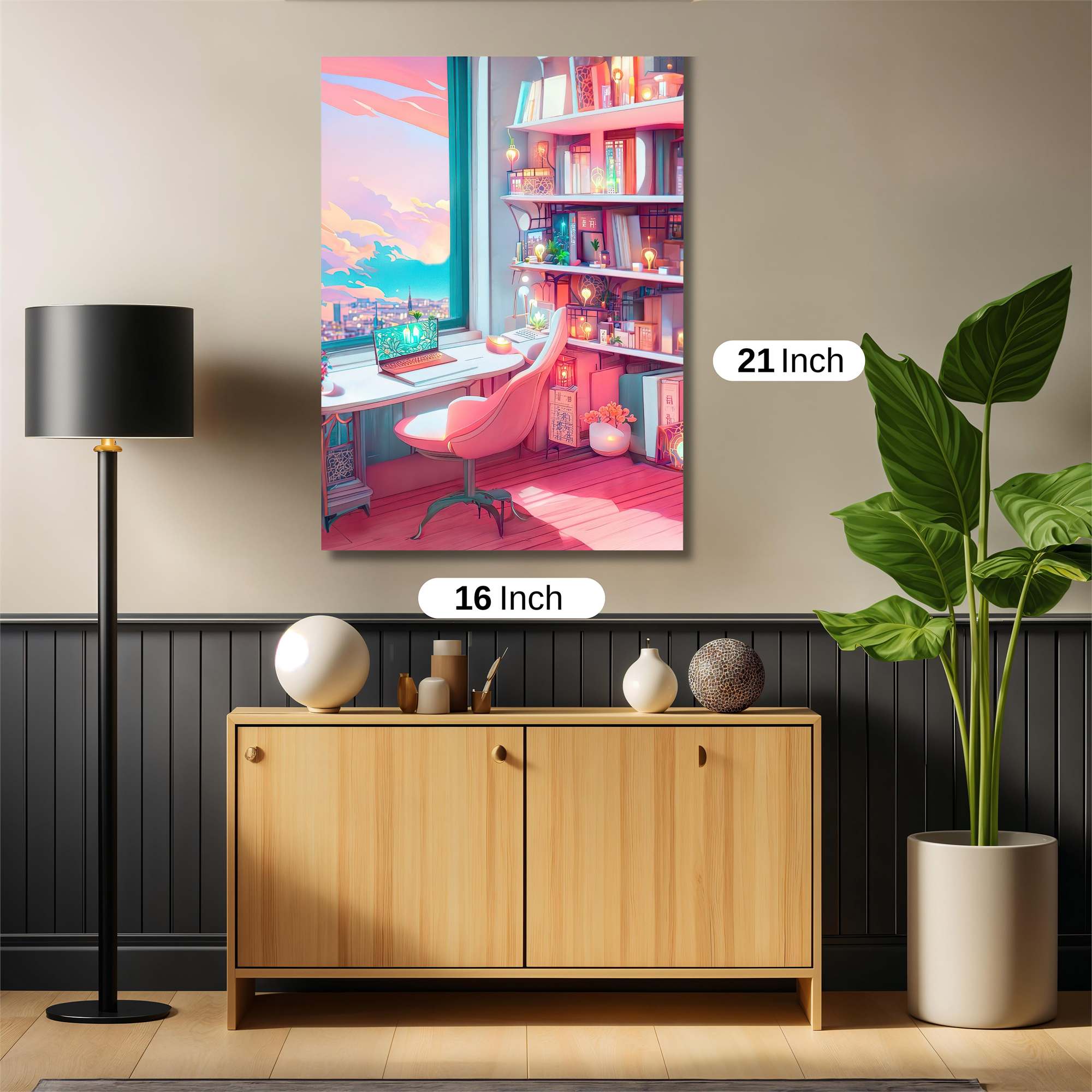 Sunset Serenity Safe Wall Magnetic / M