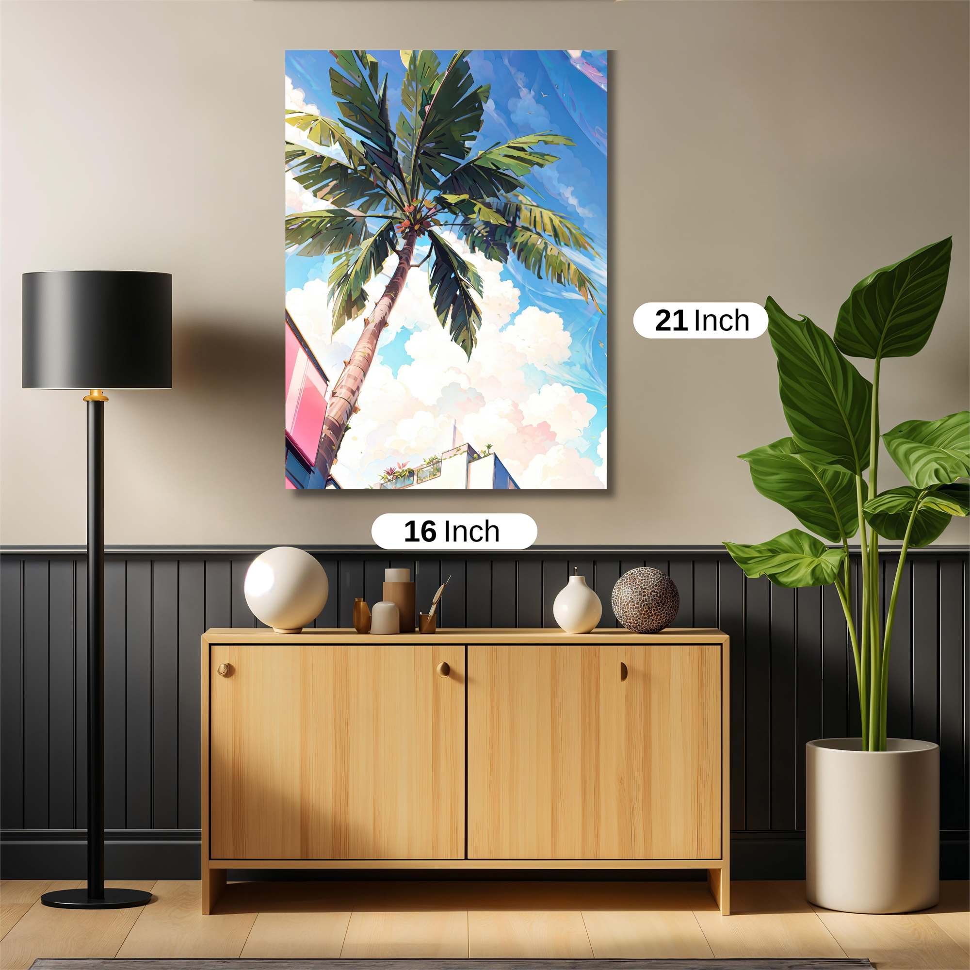 Palm Serenity Safe Wall Magnetic / M