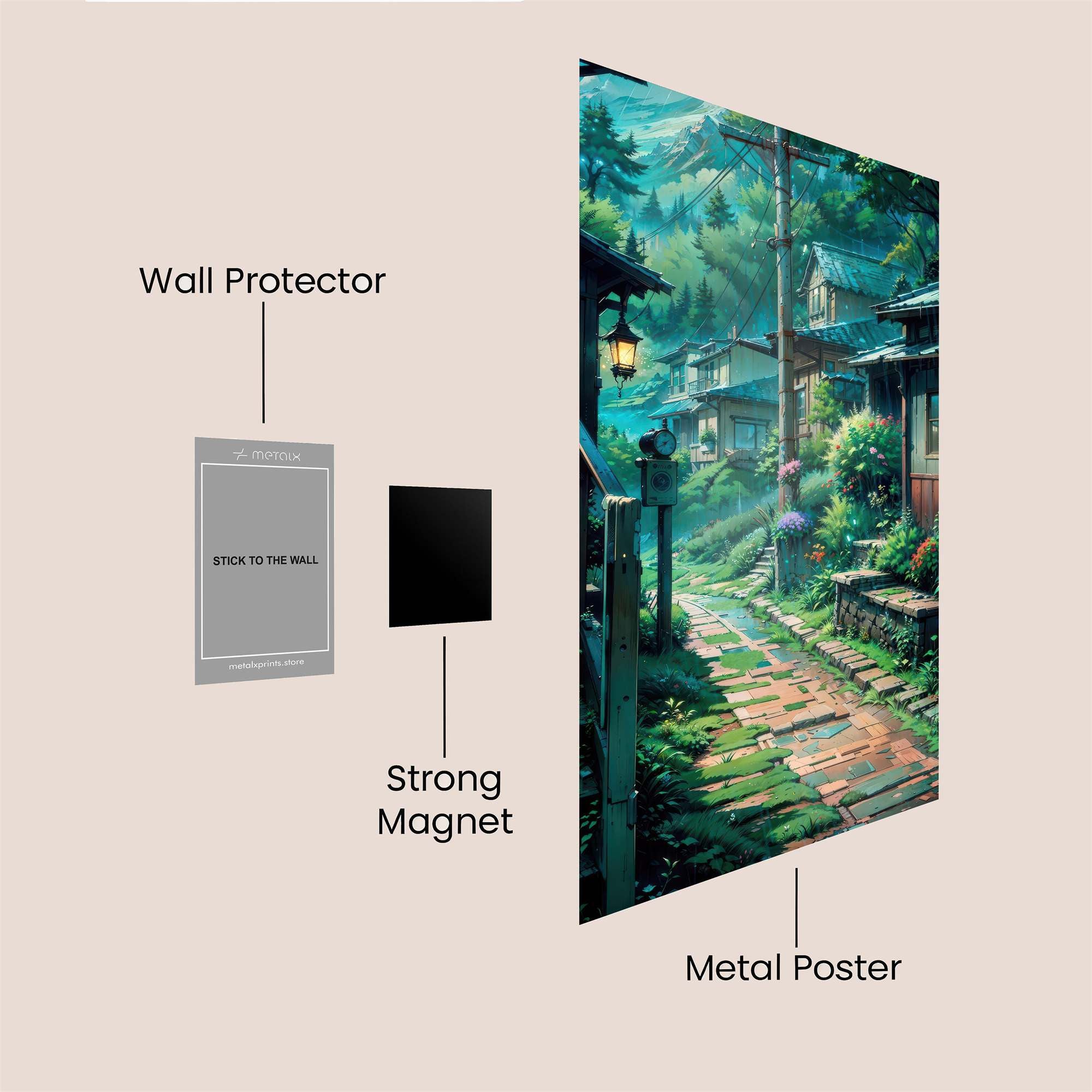 Miyazaki's Dream Safe Wall Magnetic / M
