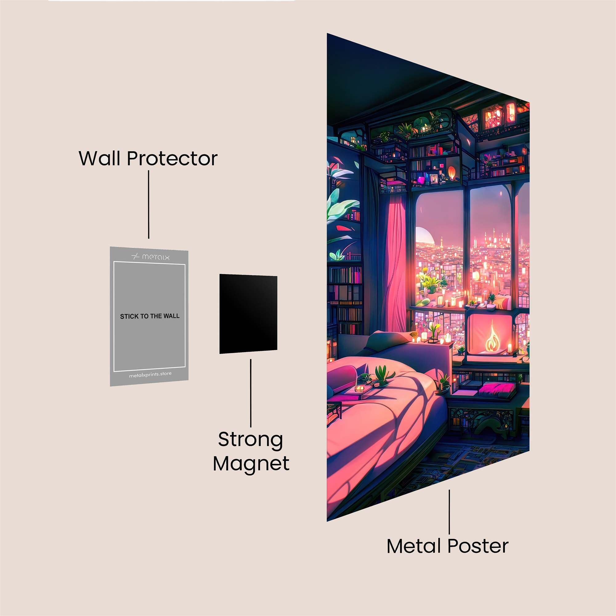 CityDream Safe Wall Magnetic / M