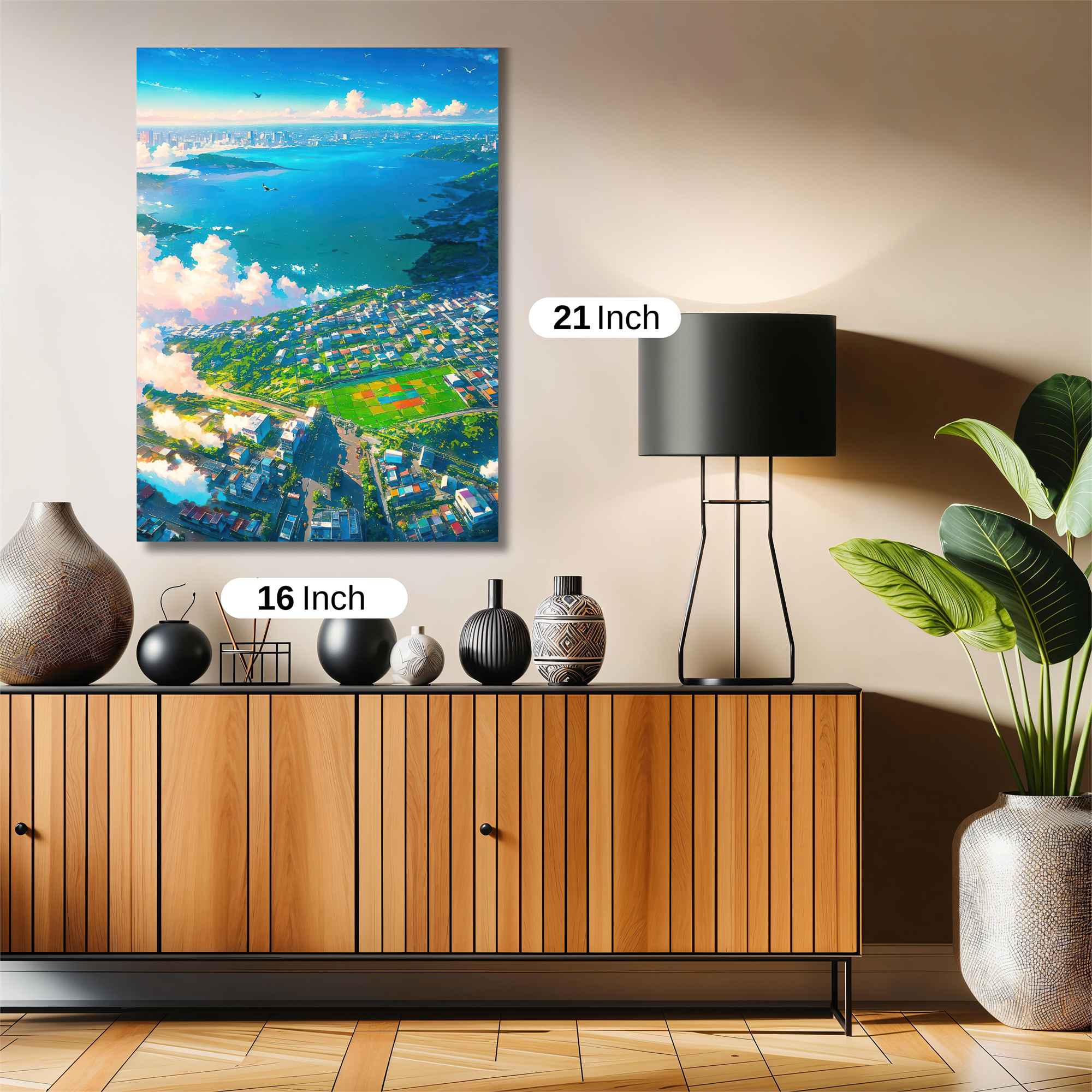 Coastal Serenity Safe Wall Magnetic / M