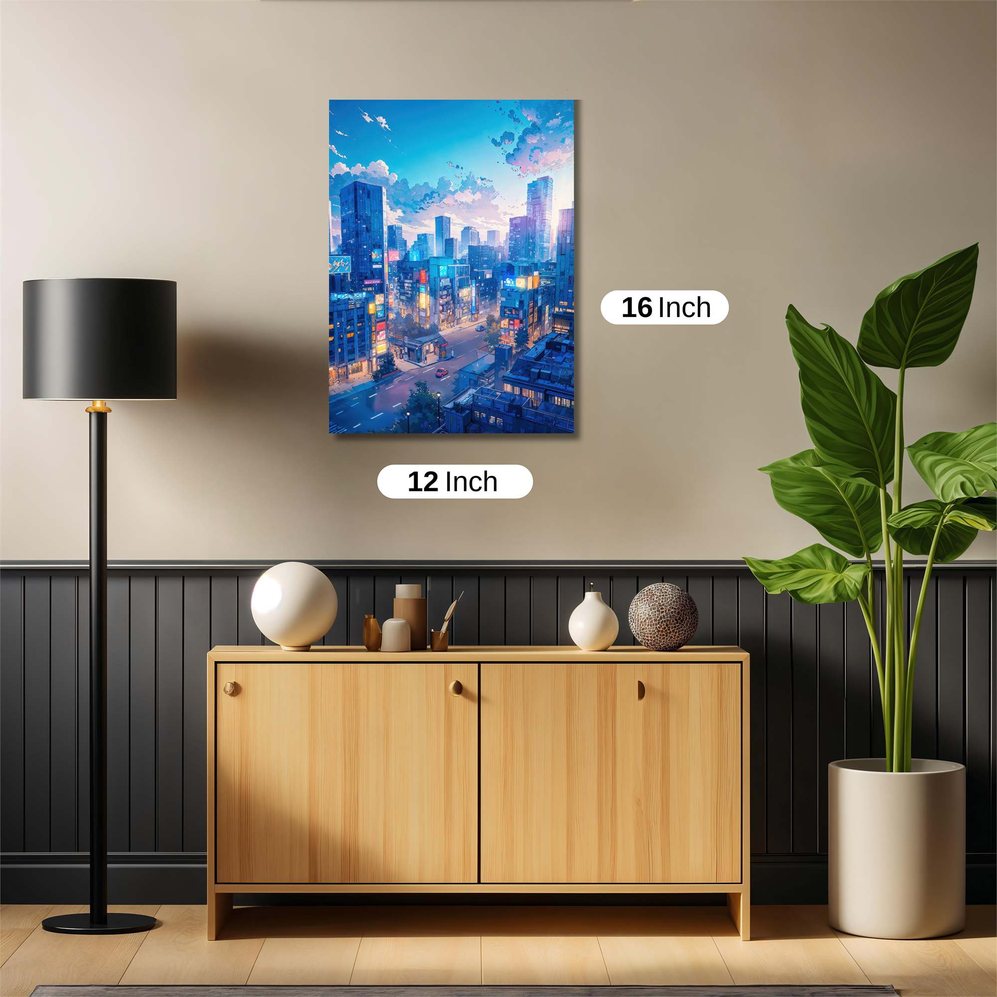 City Twilight Safe Wall Magnetic / M