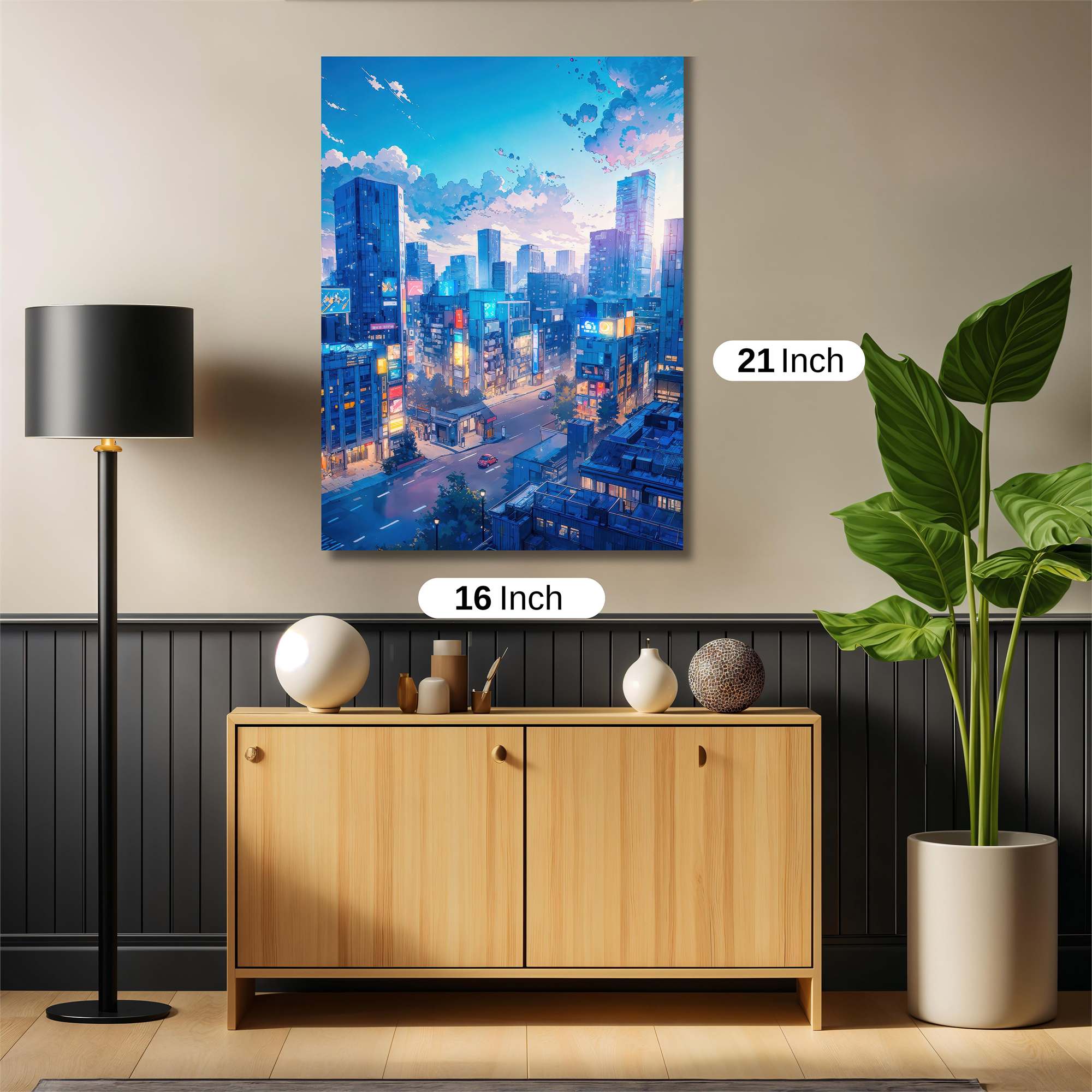 City Twilight Safe Wall Magnetic / M