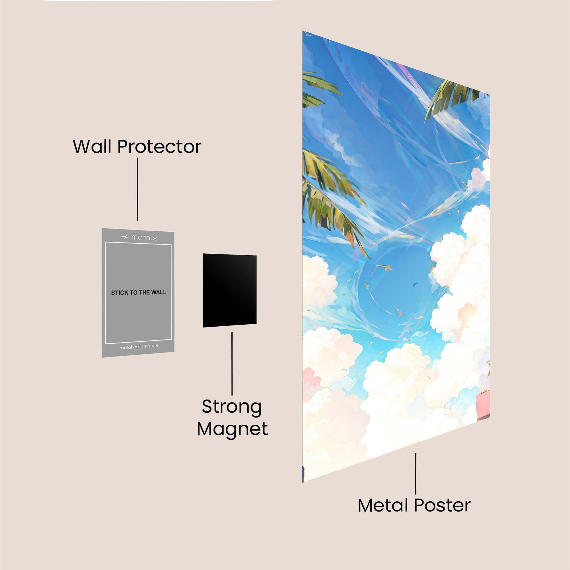 Tropical Dream Safe Wall Magnetic / M