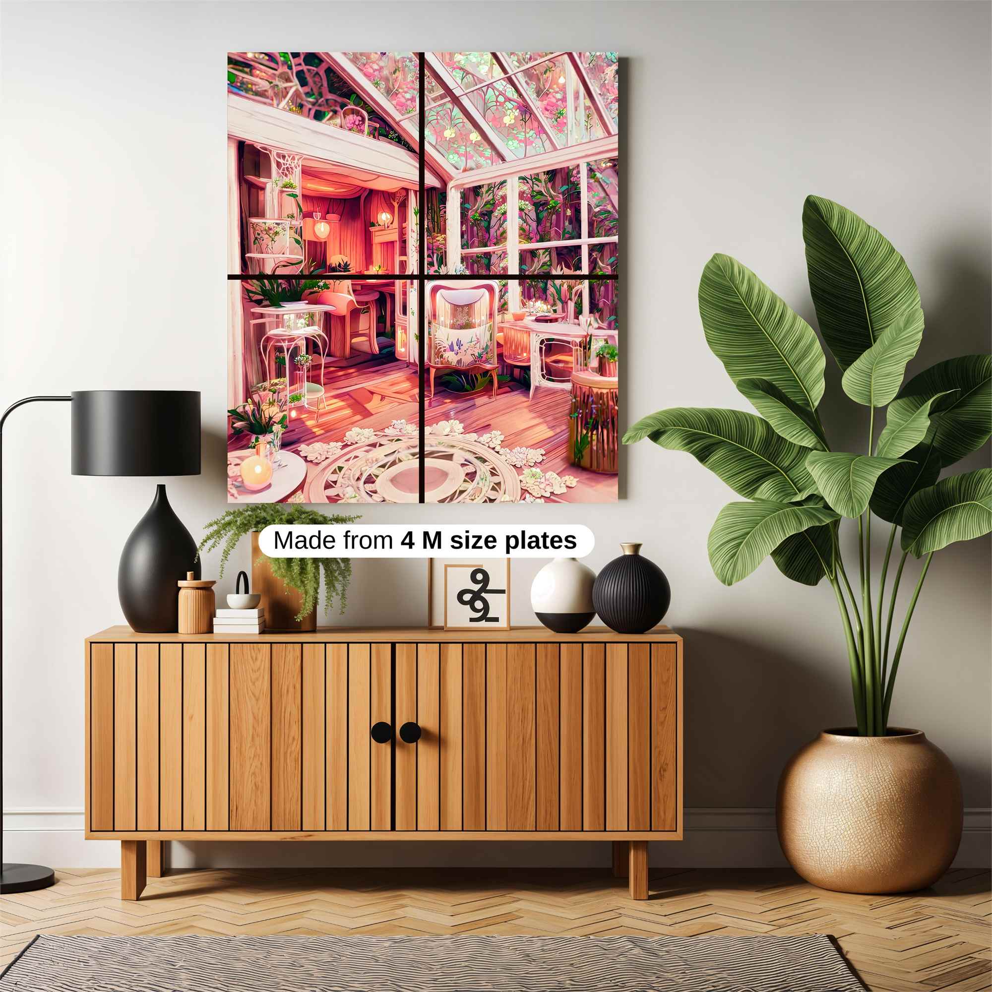 Floral Haven Safe Wall Magnetic / M