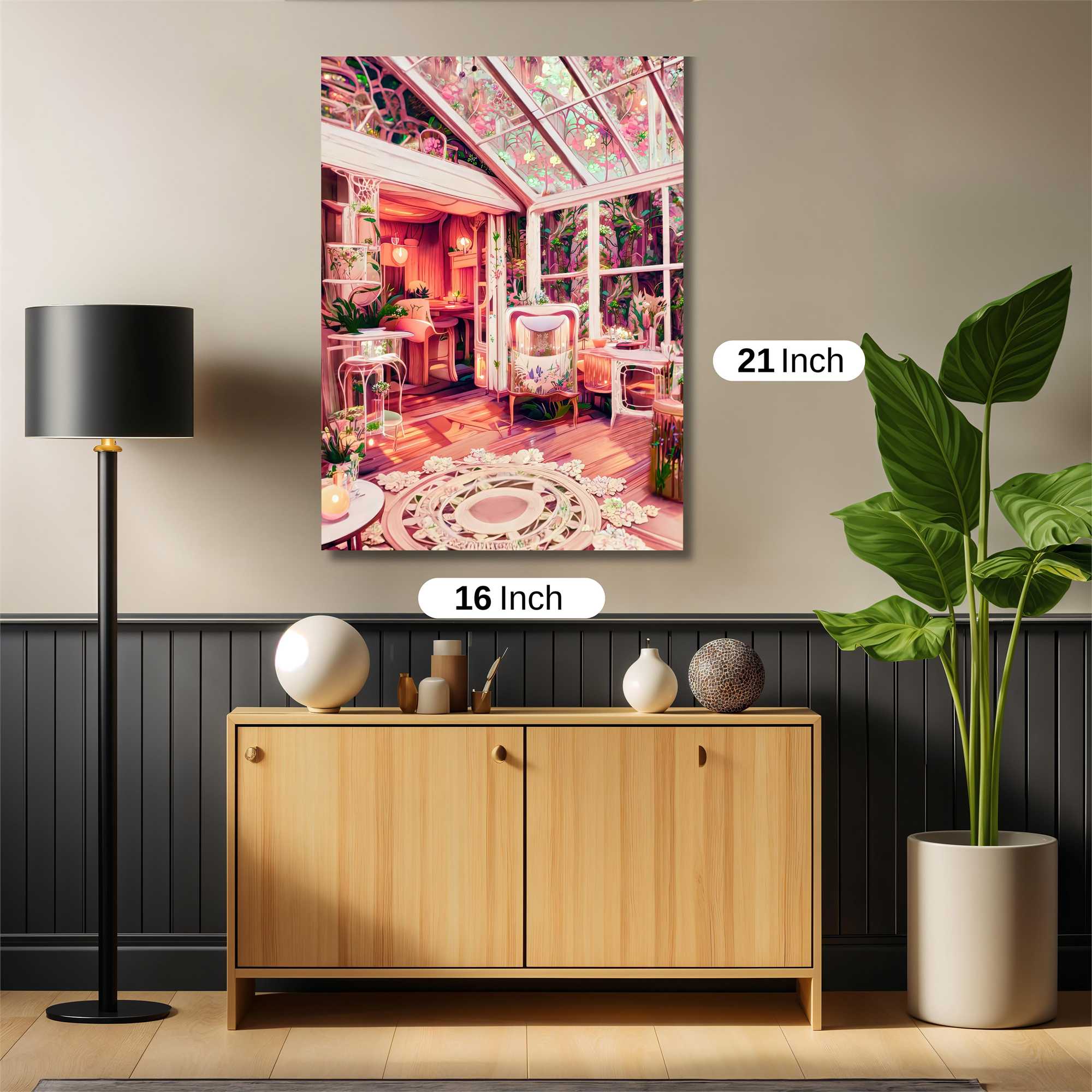 Floral Haven Safe Wall Magnetic / M