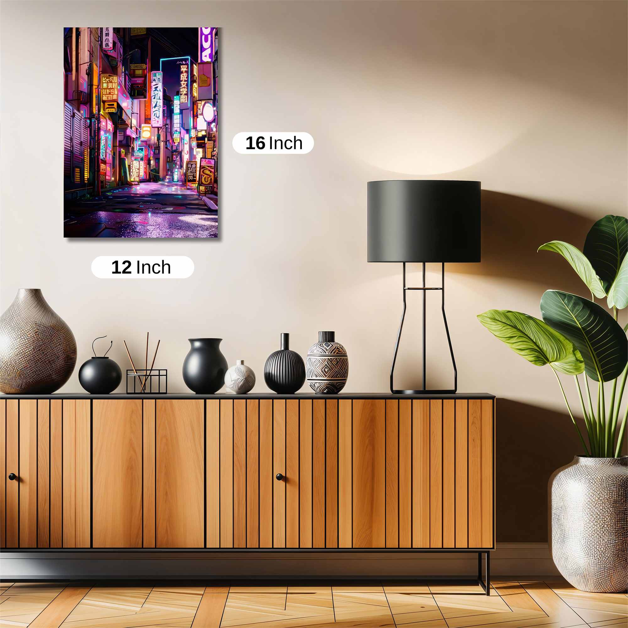 Neon Dreamscape Safe Wall Magnetic / M