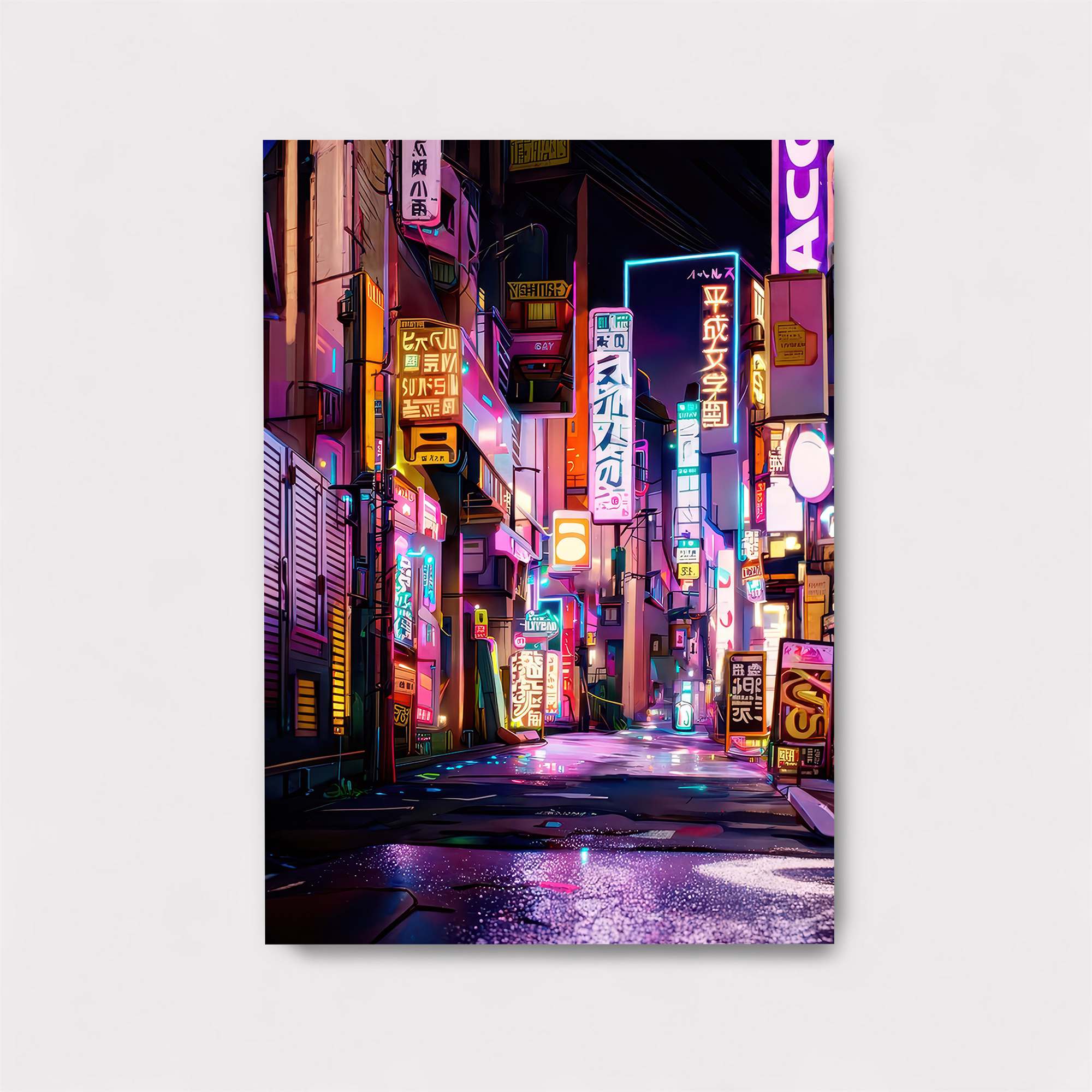 Neon Dreamscape Safe Wall Magnetic / M