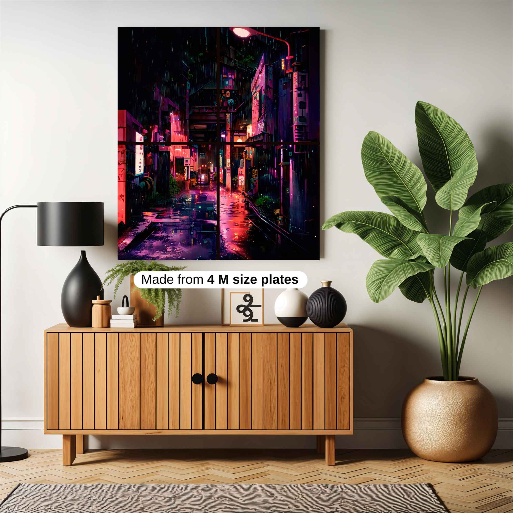 Neon Serenity Safe Wall Magnetic / M