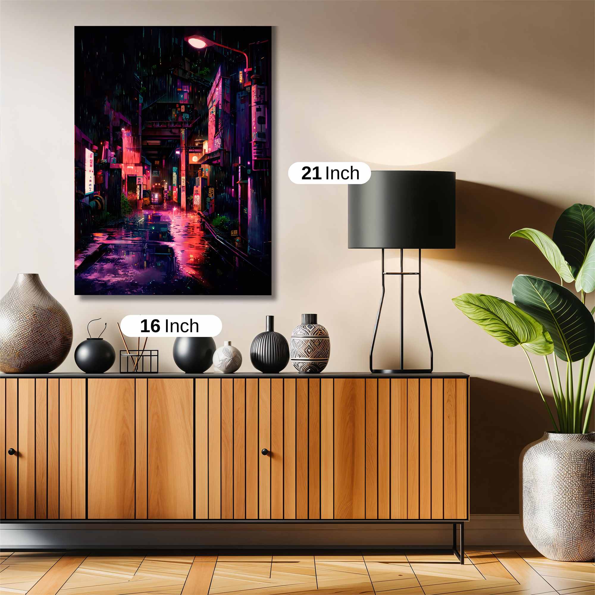 Neon Serenity Safe Wall Magnetic / M