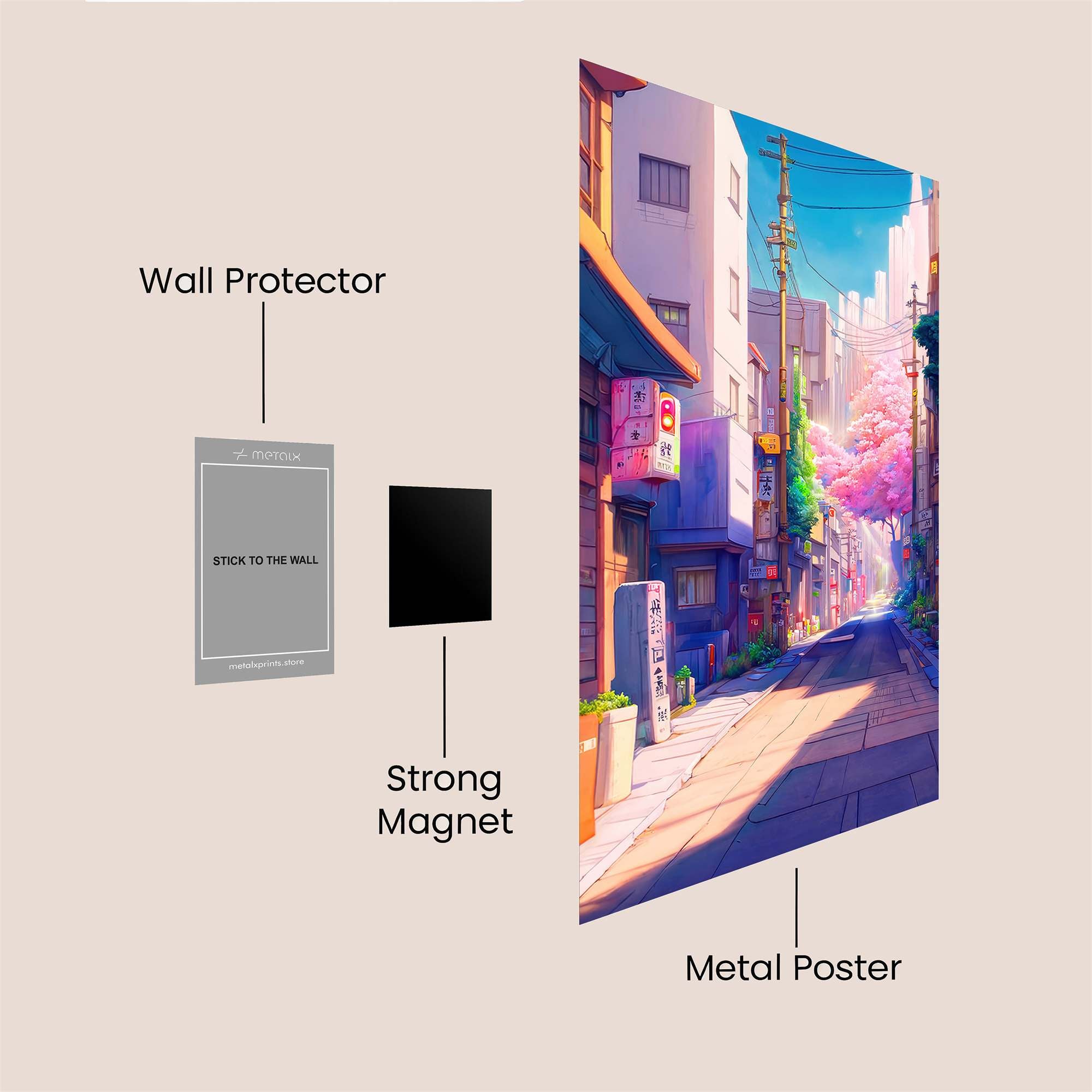 Sakura Serenity Safe Wall Magnetic / M