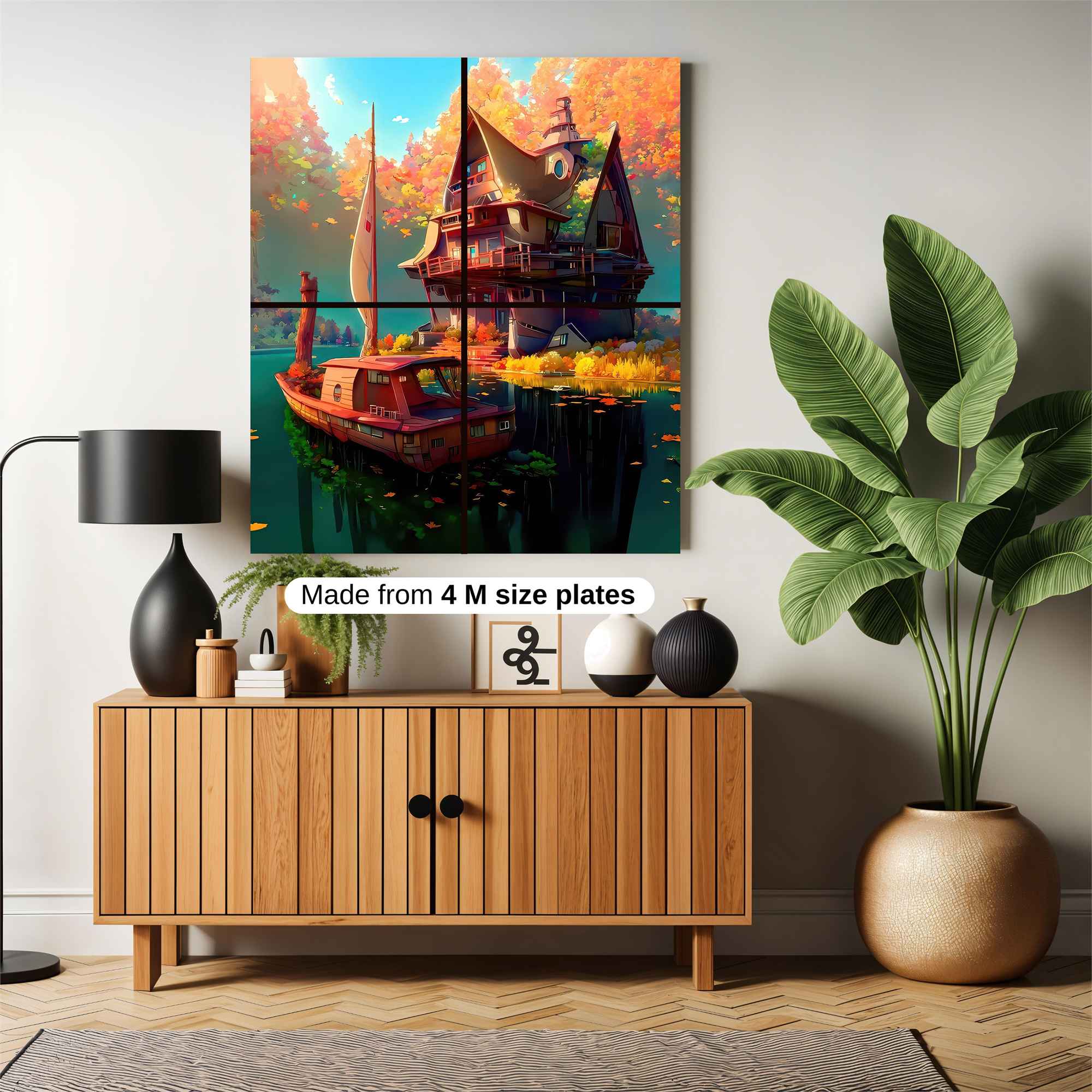 Autumn Whimsy Safe Wall Magnetic / M