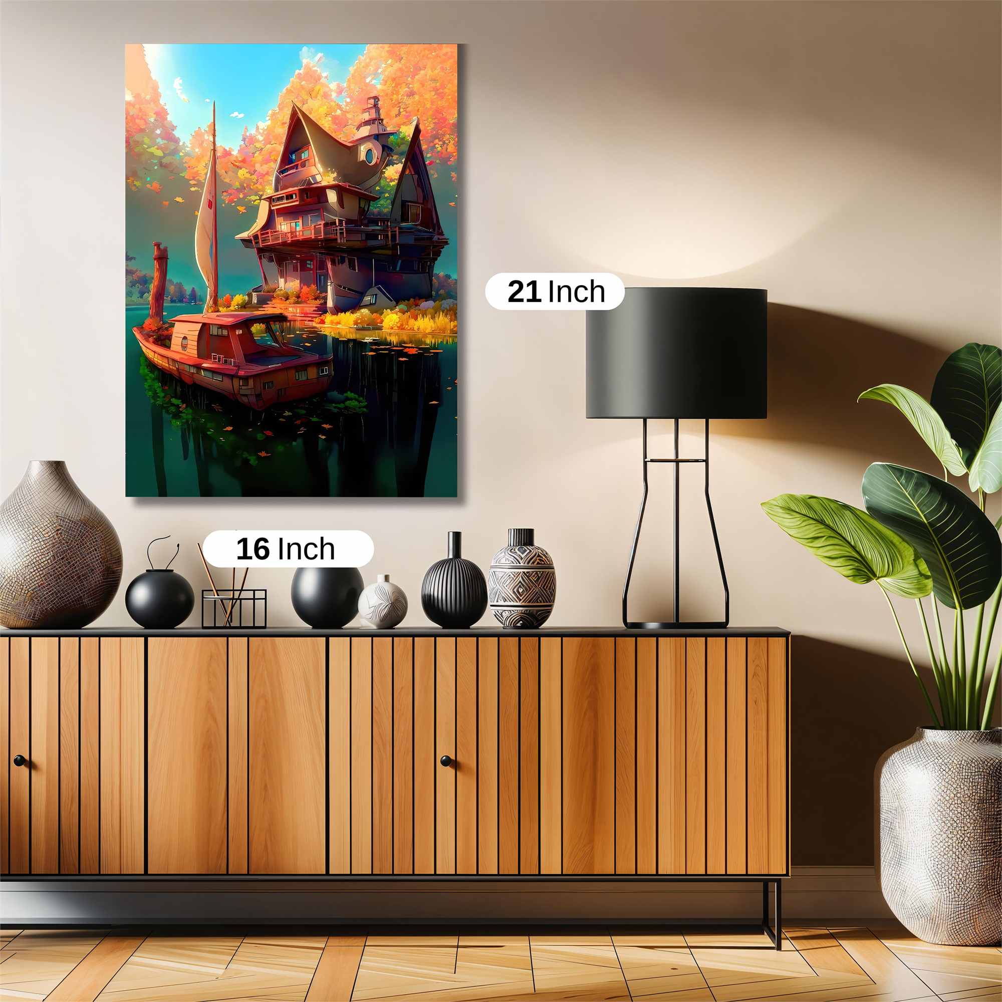 Autumn Whimsy Safe Wall Magnetic / M