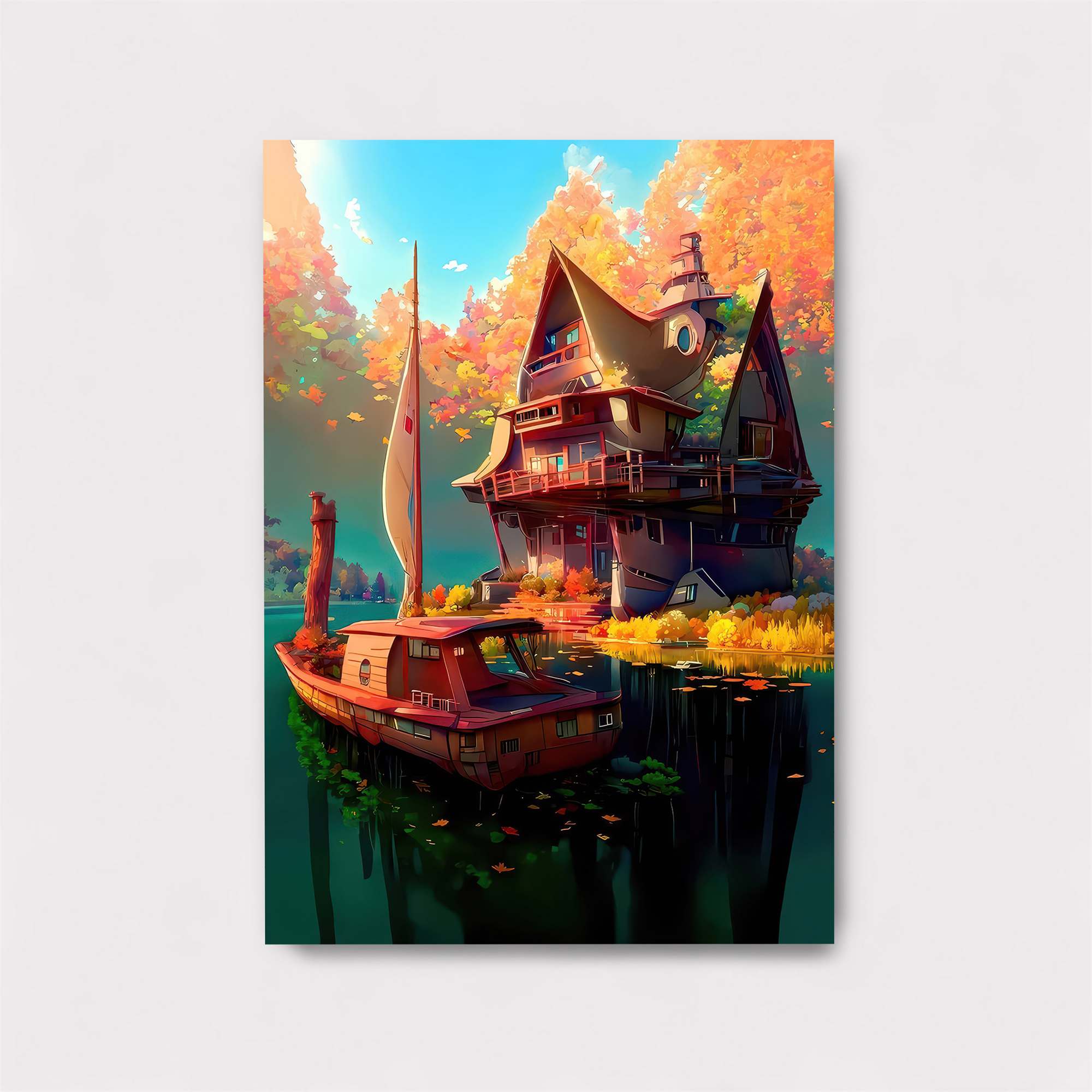 Autumn Whimsy Safe Wall Magnetic / M