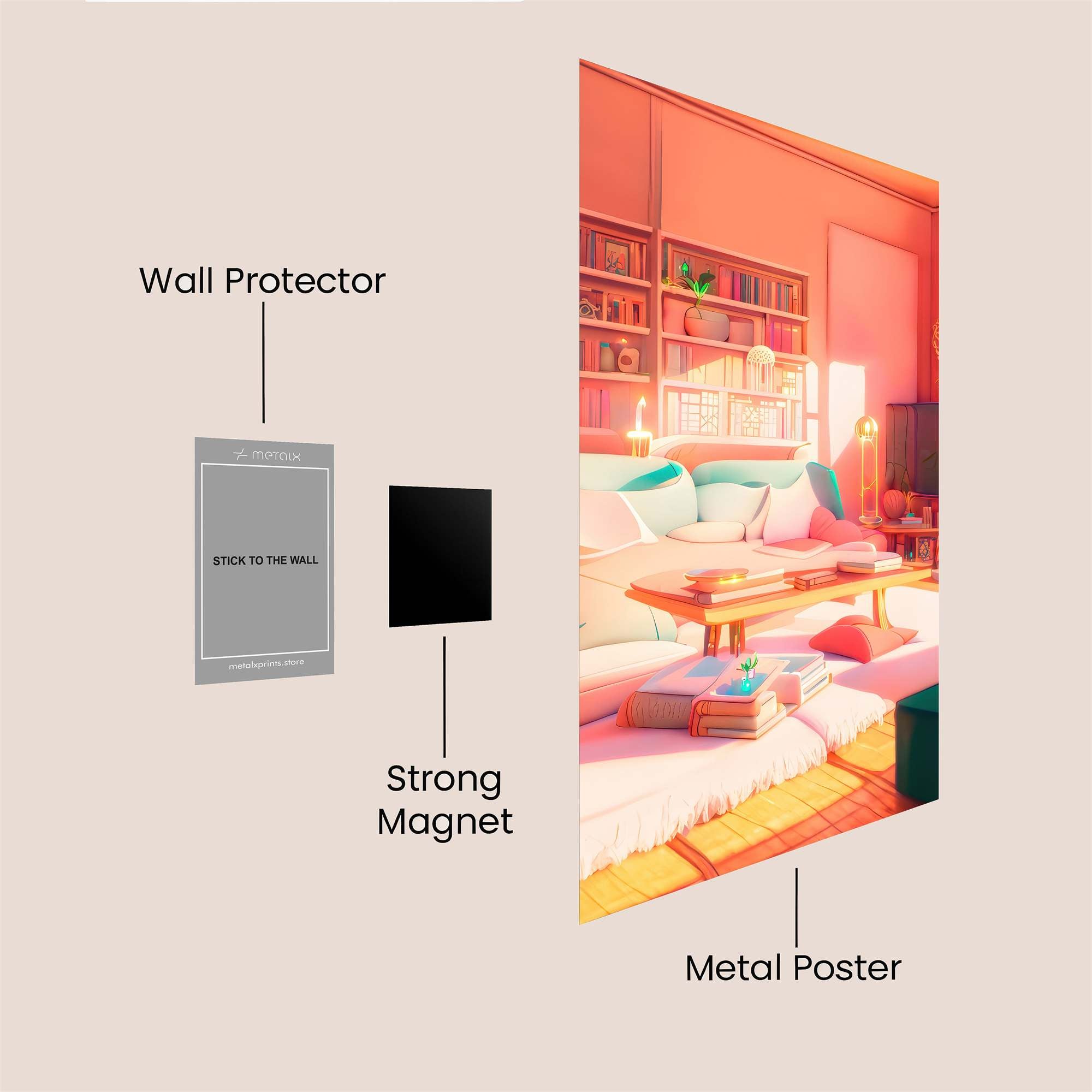 Cozy Haven Safe Wall Magnetic / M