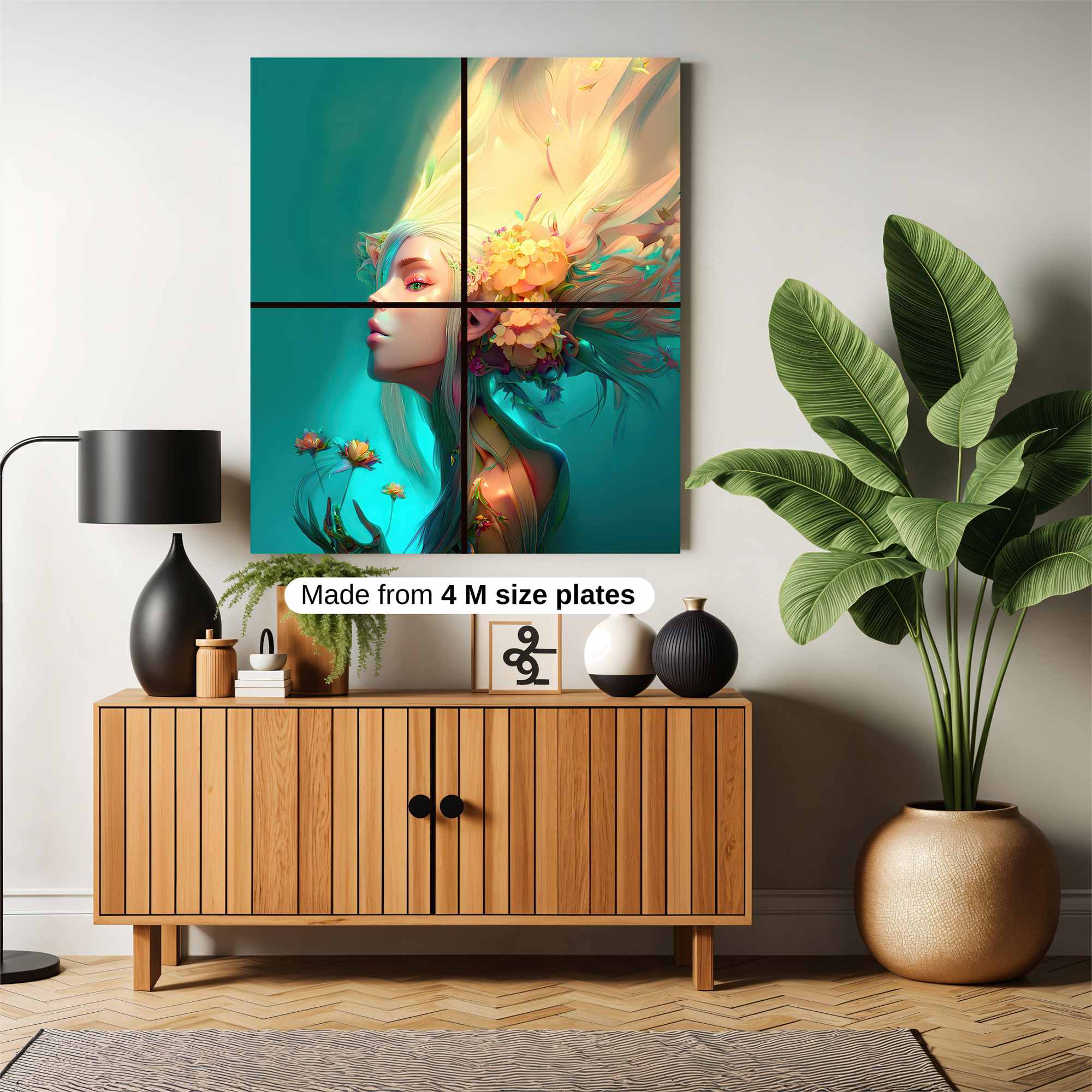 Flower Whisper Safe Wall Magnetic / M