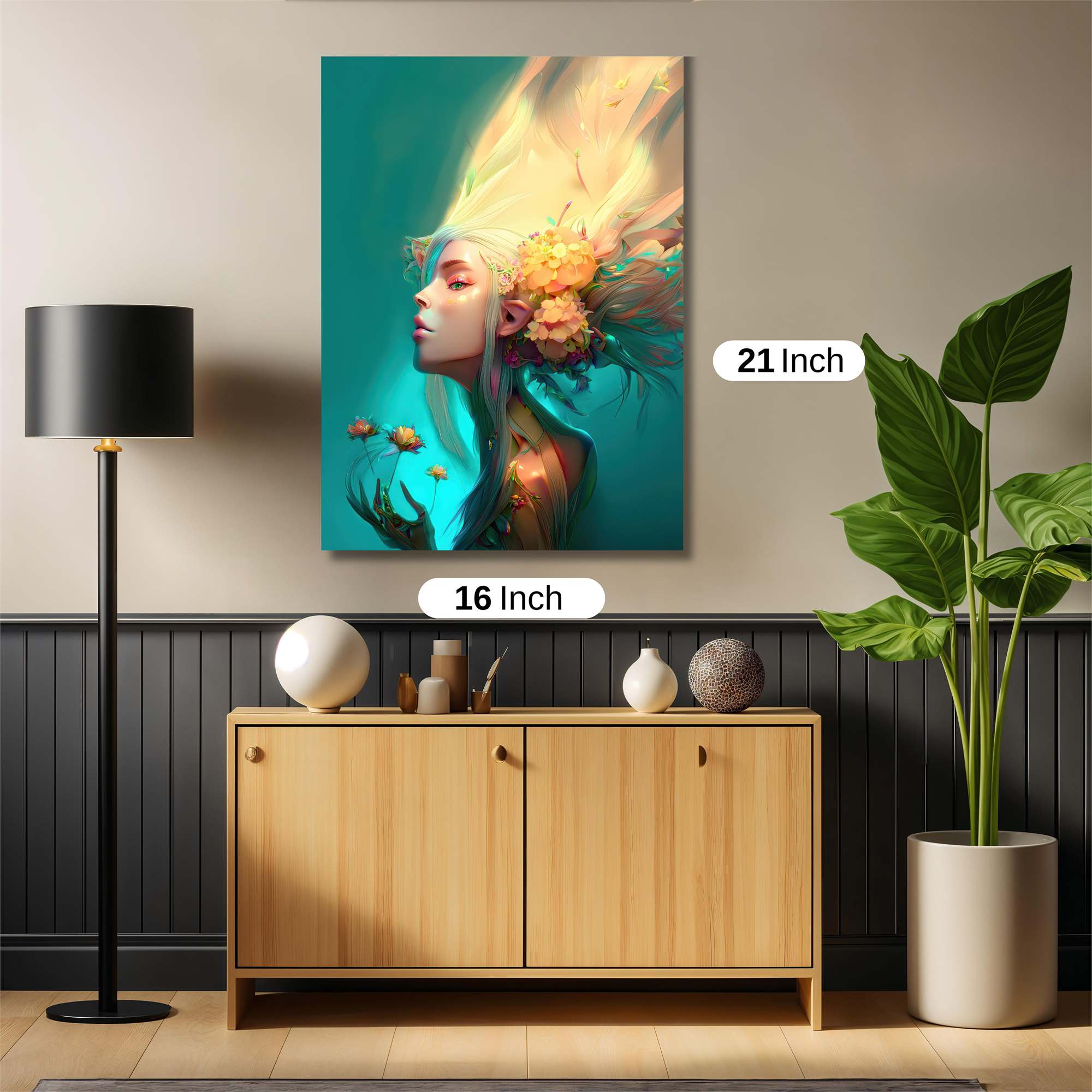 Flower Whisper Safe Wall Magnetic / M