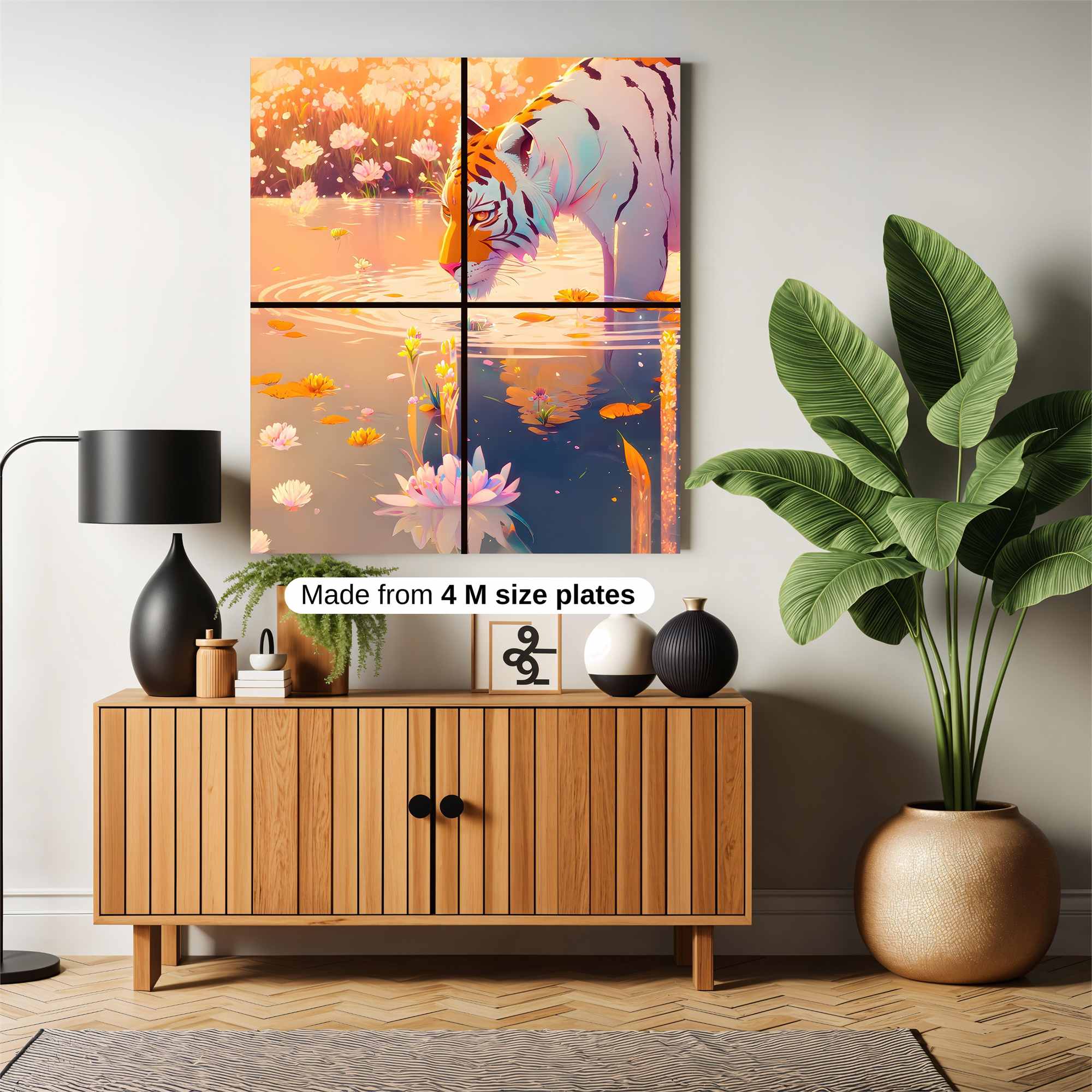 Tiger Serenity Safe Wall Magnetic / M