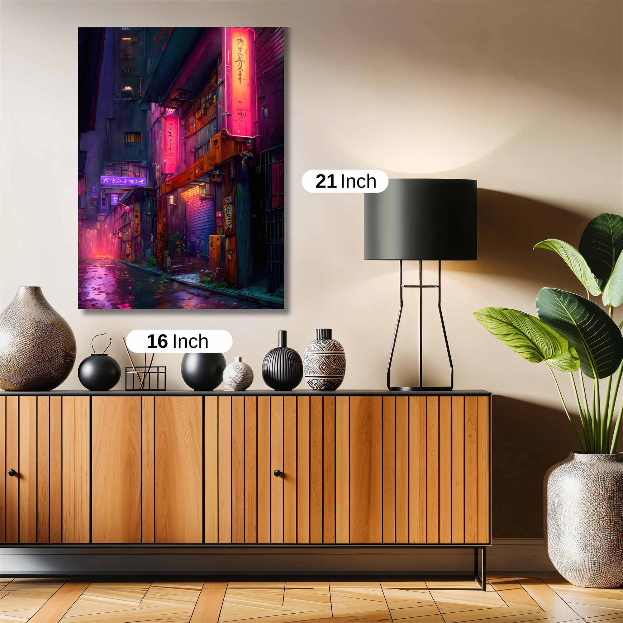 Neon Serenity Safe Wall Magnetic / M