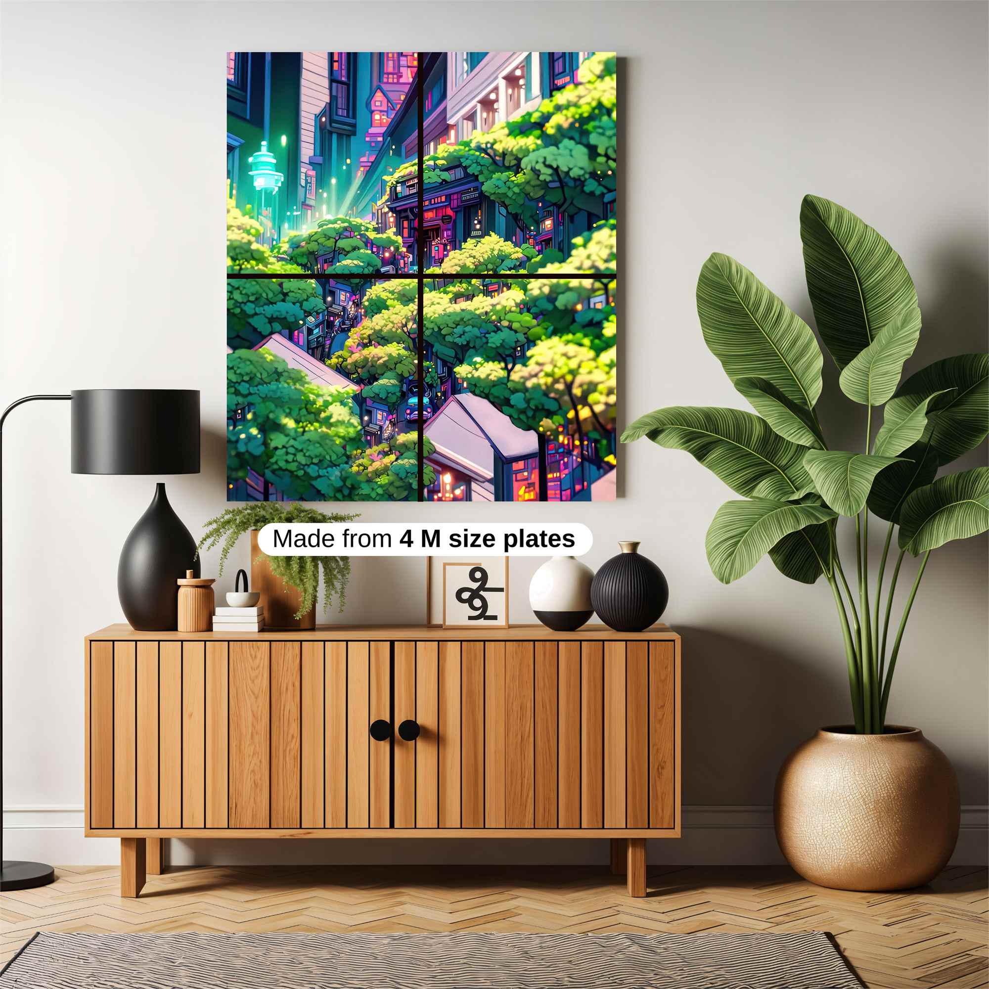 Neon Oasis Safe Wall Magnetic / M