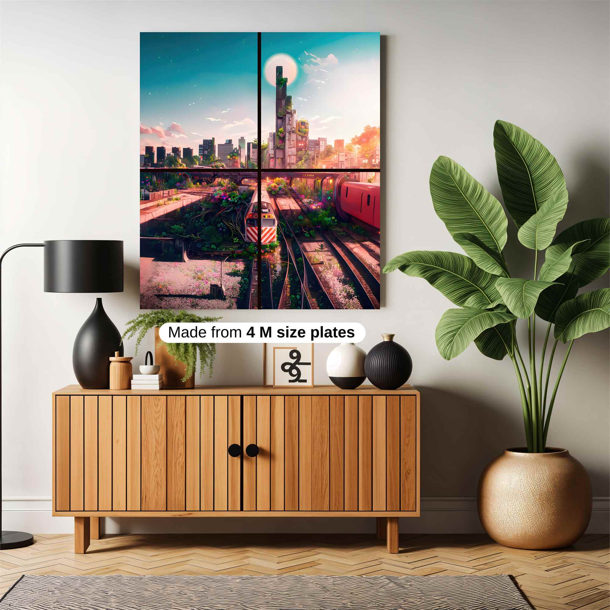 Futuristic Dawn Safe Wall Magnetic / M