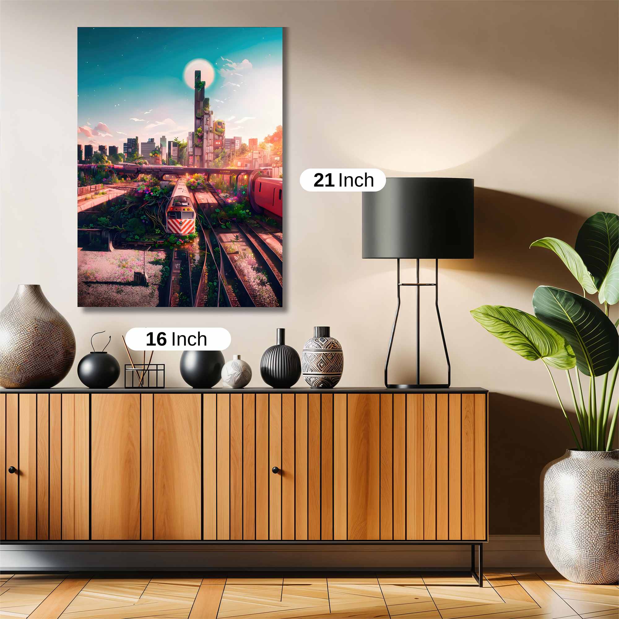 Futuristic Dawn Safe Wall Magnetic / M