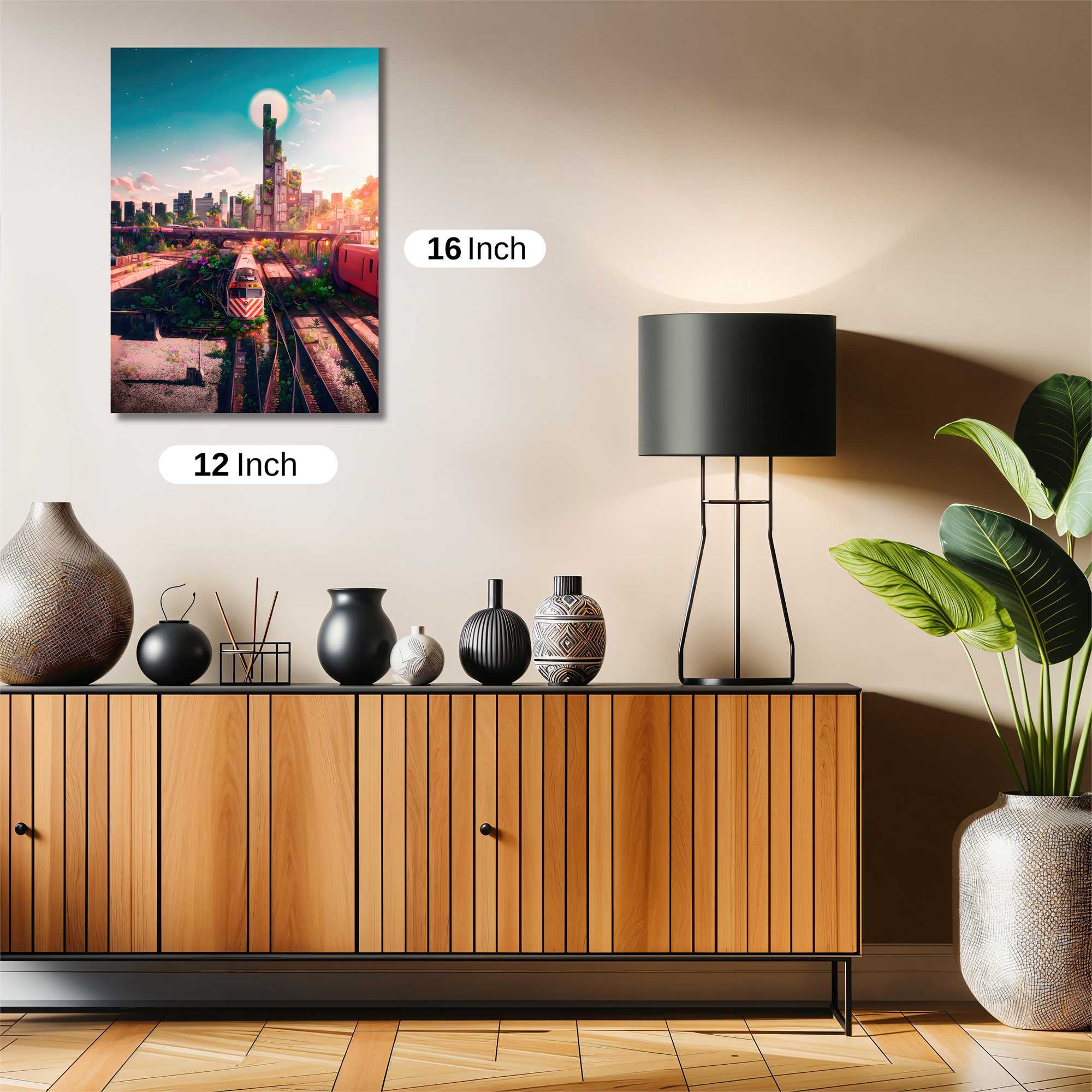 Futuristic Dawn Safe Wall Magnetic / M