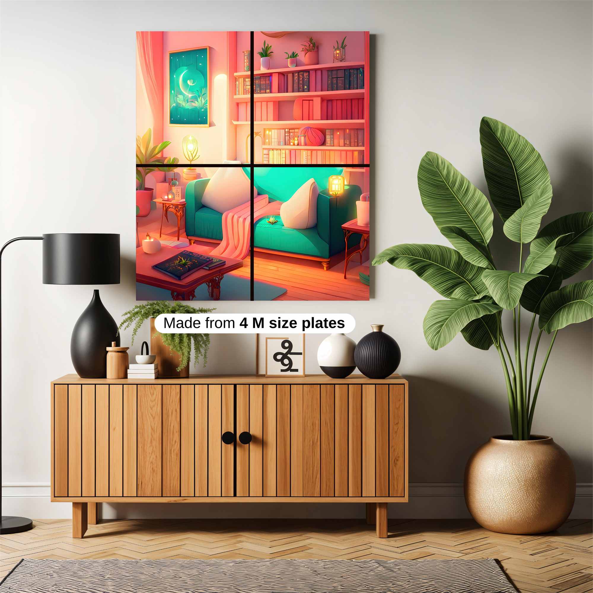 Moonlit Serenity Safe Wall Magnetic / M