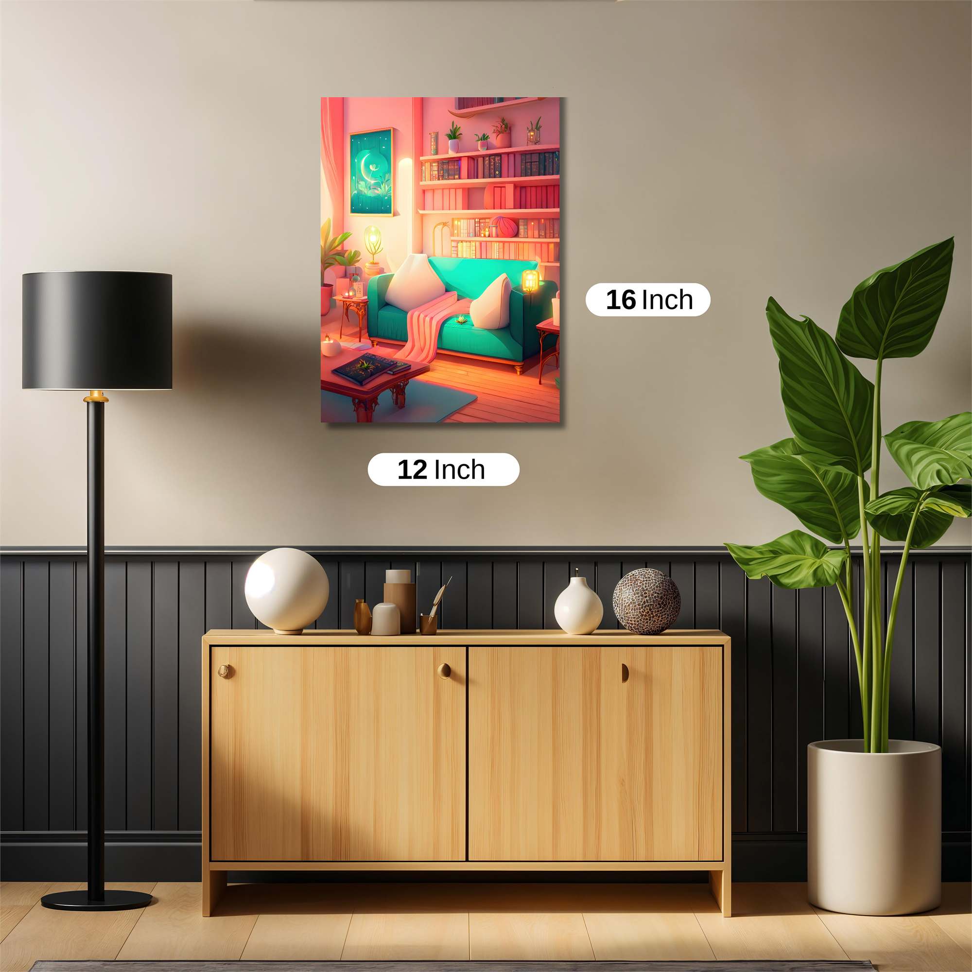 Moonlit Serenity Safe Wall Magnetic / M