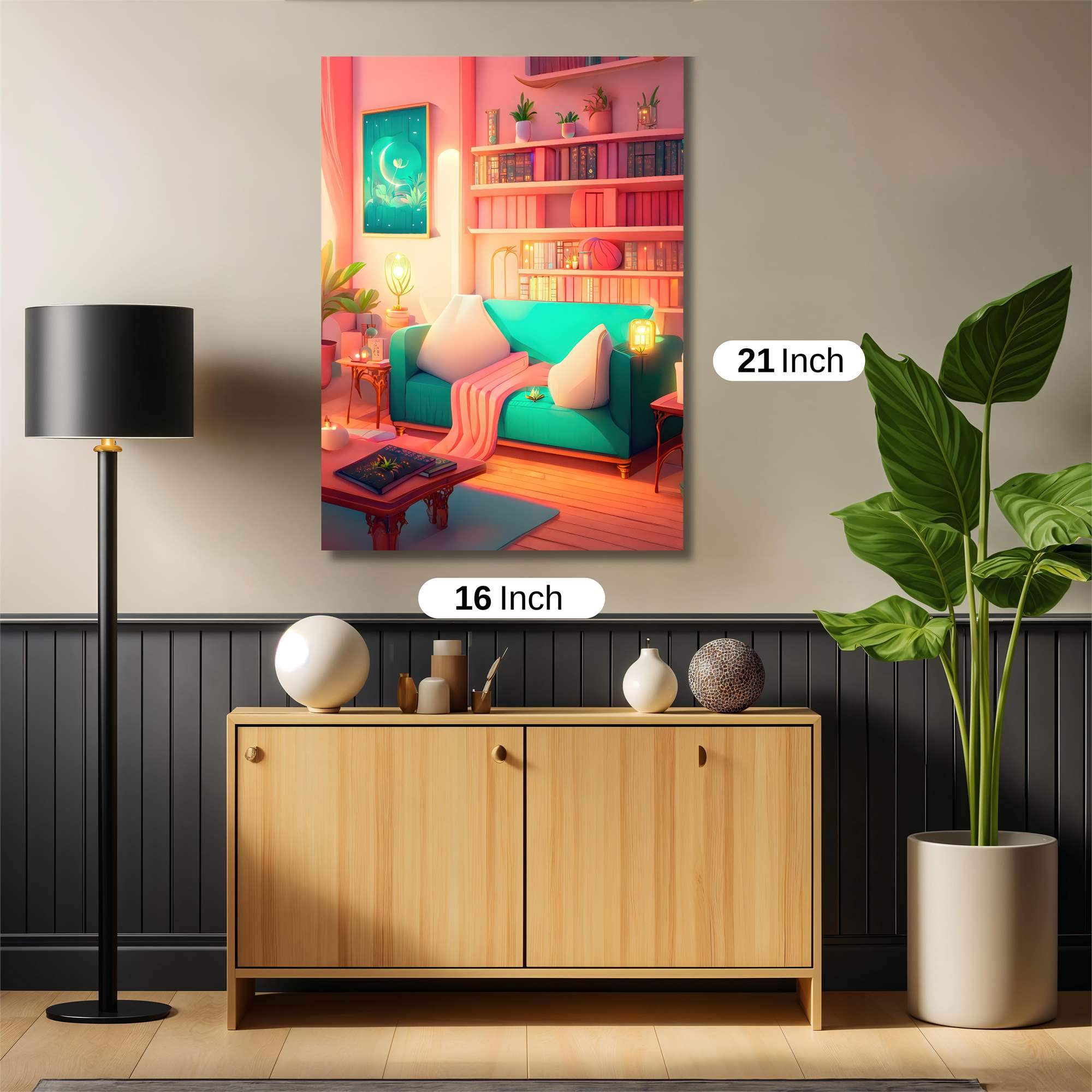 Moonlit Serenity Safe Wall Magnetic / M