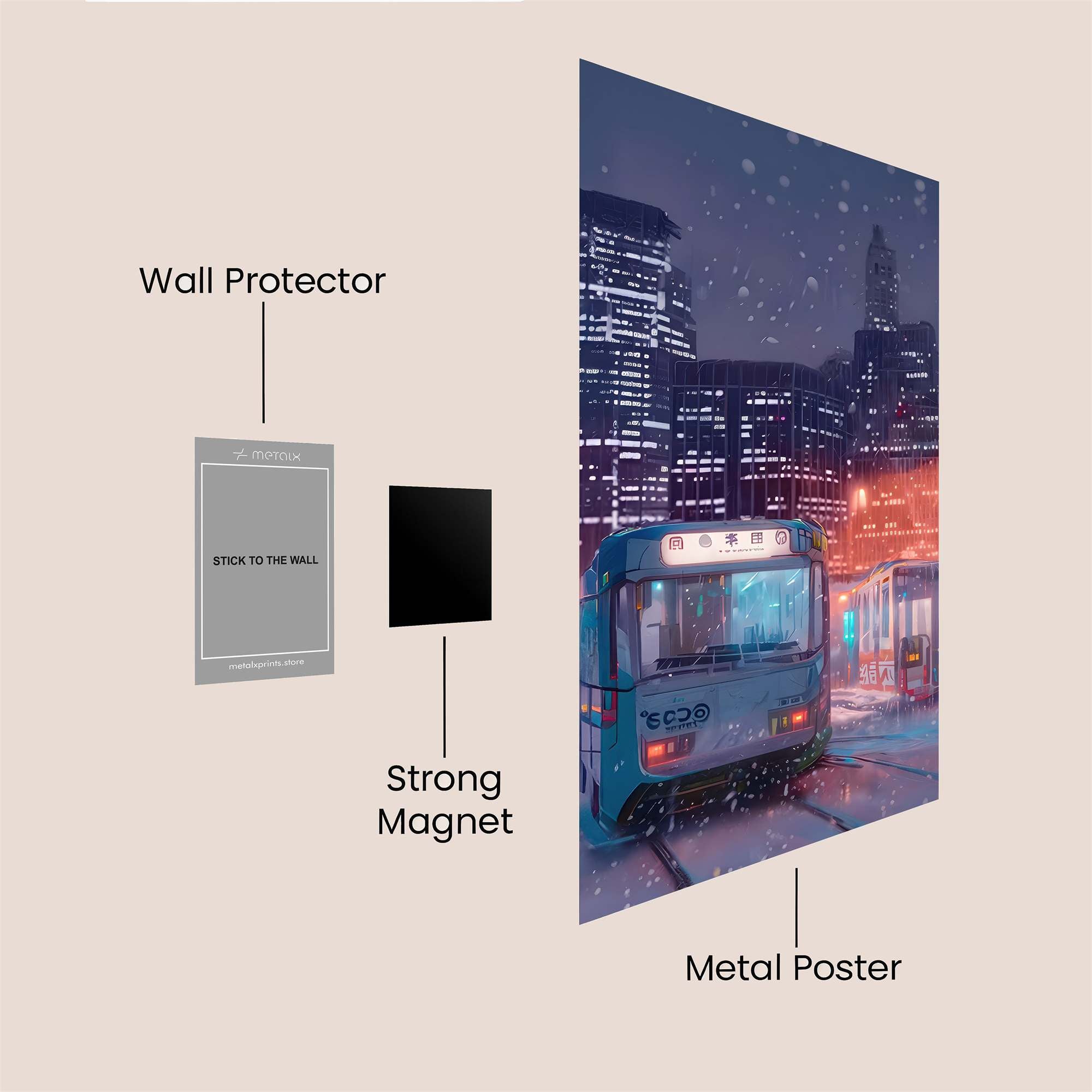 CityWhisper Safe Wall Magnetic / M
