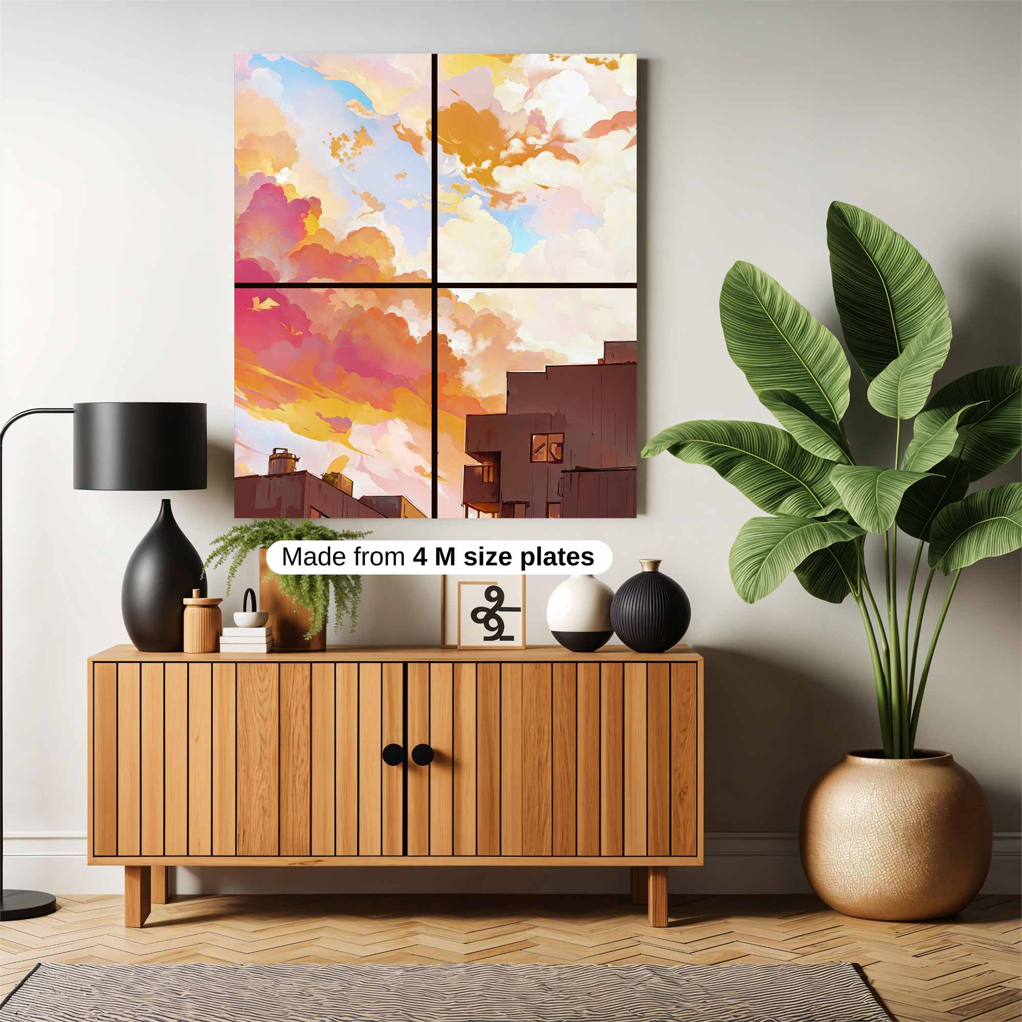 Sunset Serenity Safe Wall Magnetic / M