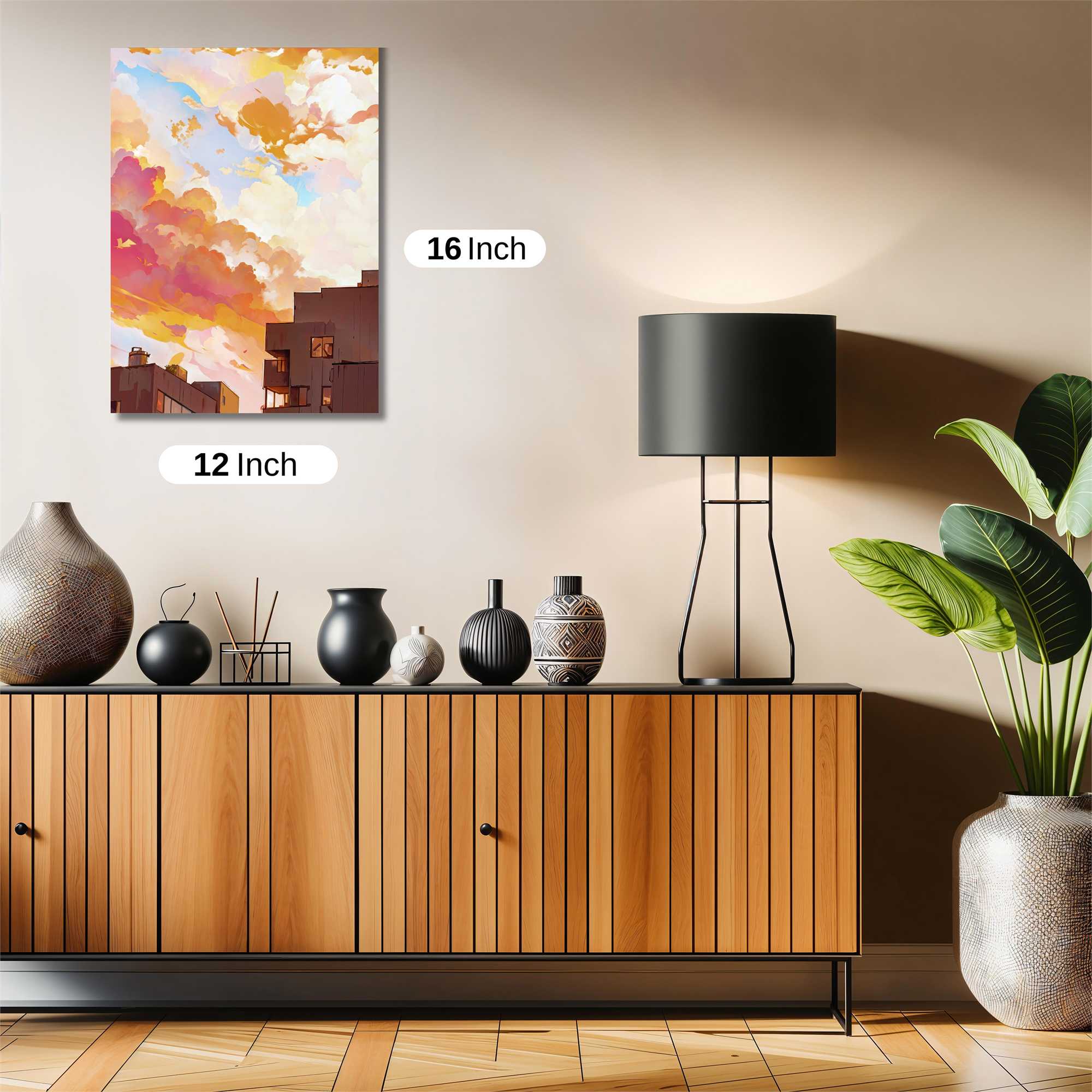 Sunset Serenity Safe Wall Magnetic / M