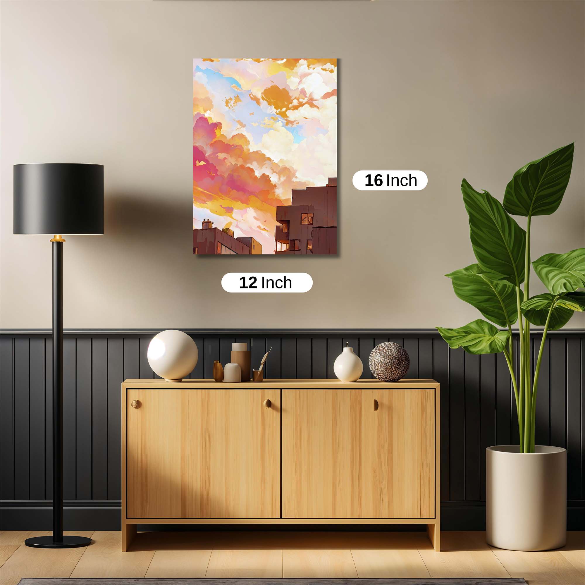 Sunset Serenity Safe Wall Magnetic / M