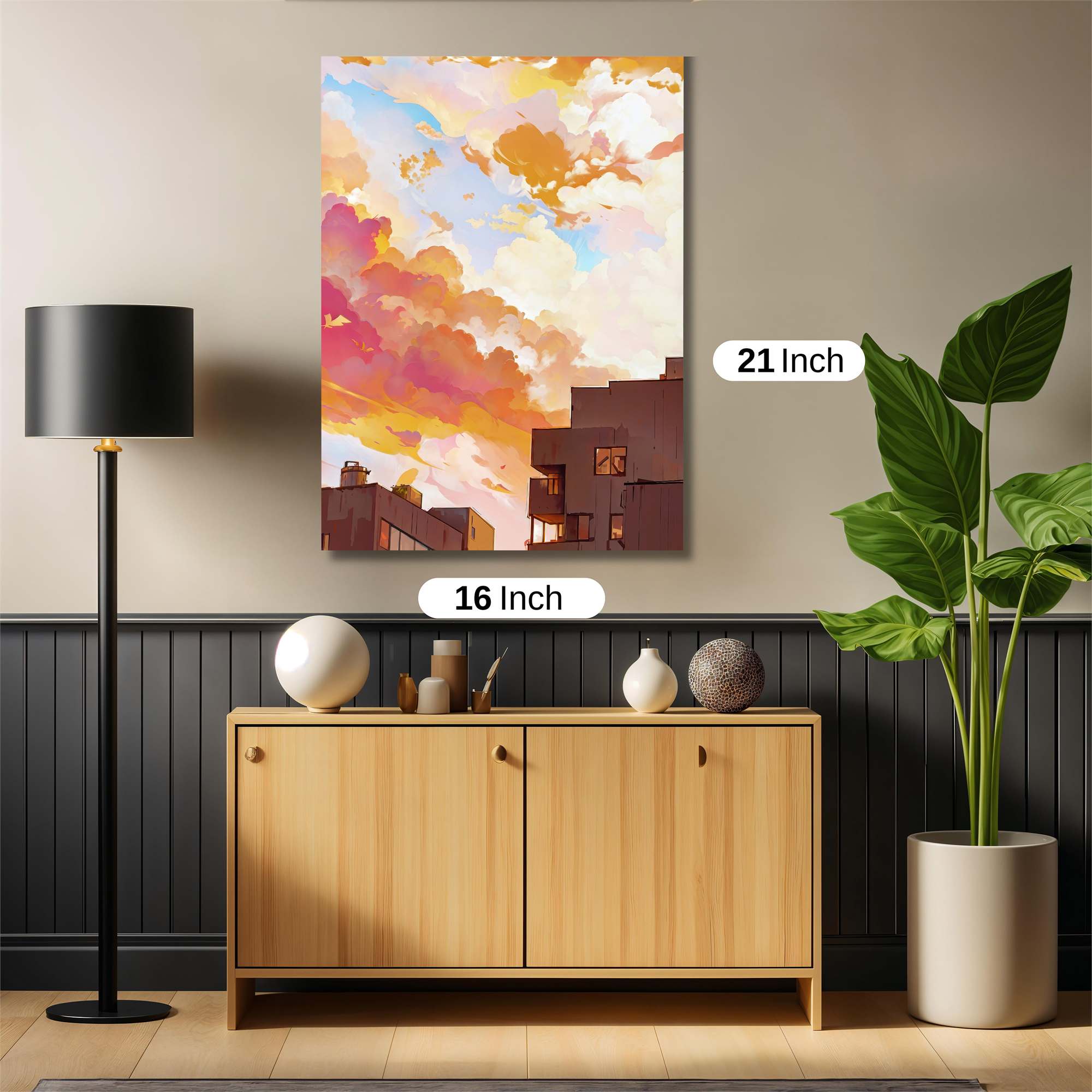 Sunset Serenity Safe Wall Magnetic / M