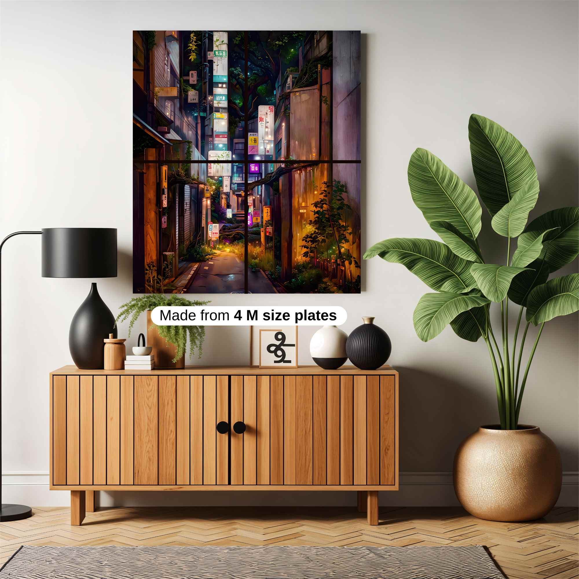 Neon Serenity Safe Wall Magnetic / M