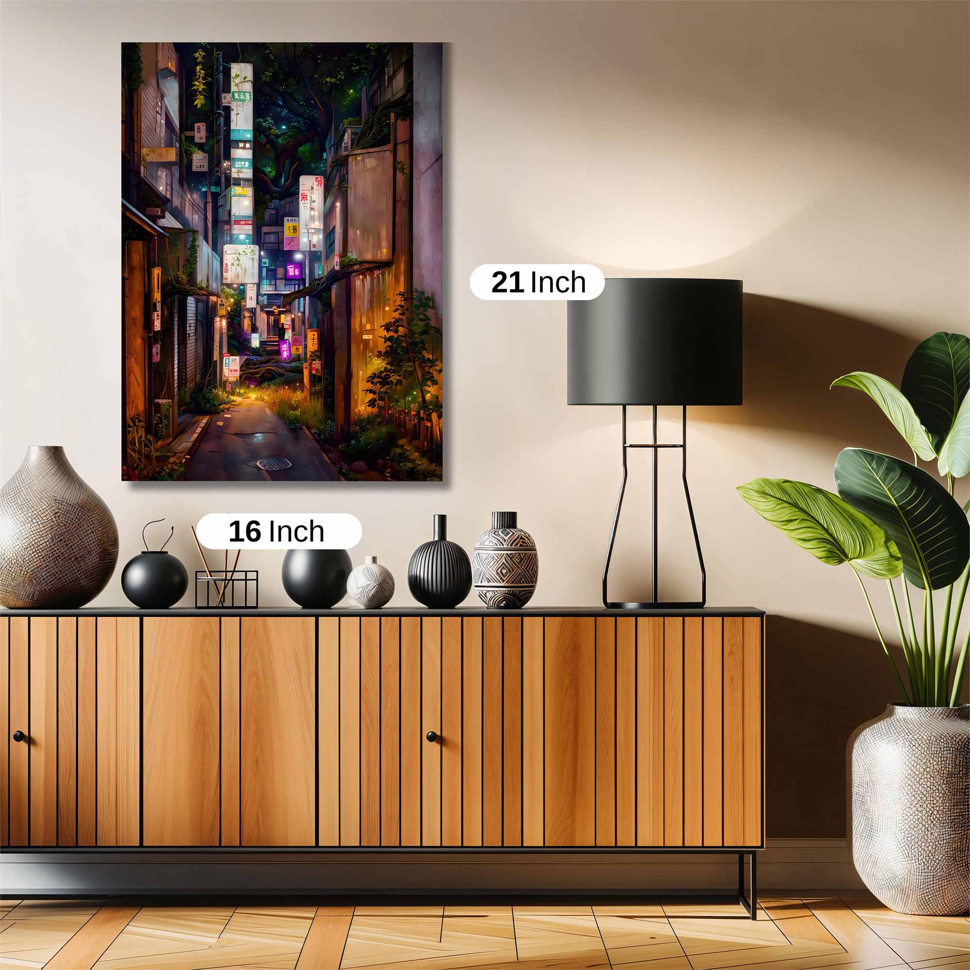 Neon Serenity Safe Wall Magnetic / M