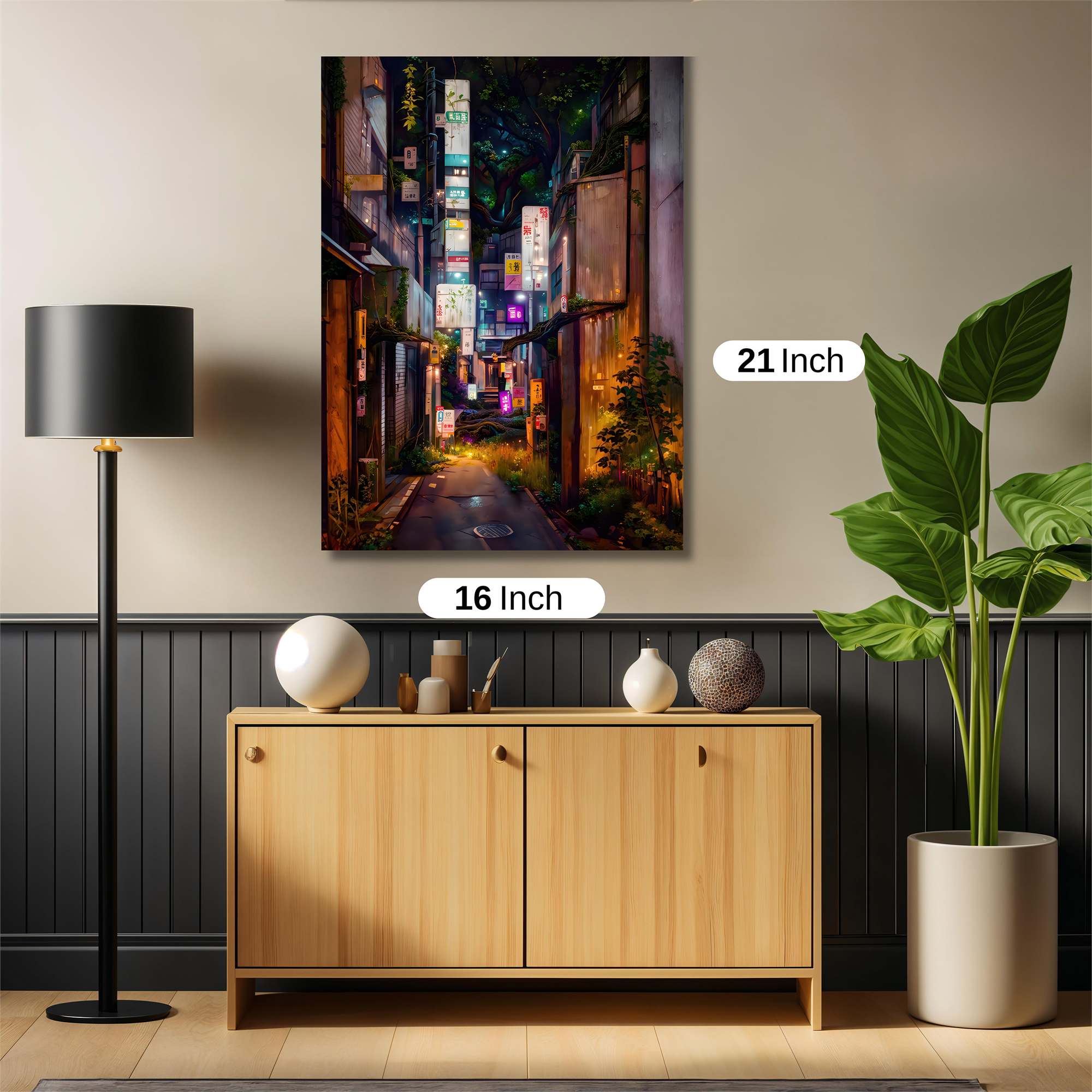 Neon Serenity Safe Wall Magnetic / M