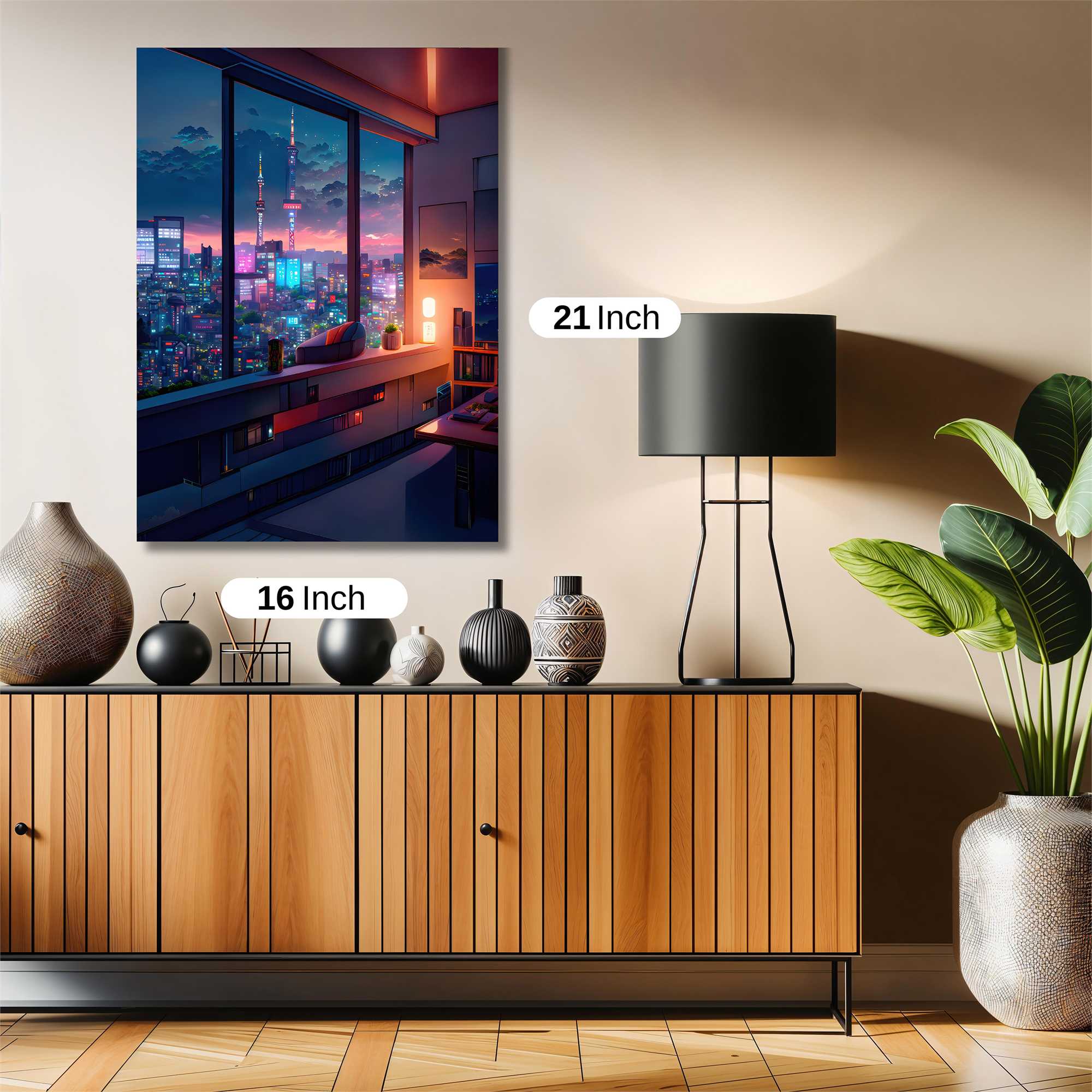 Tokyo Twilight Safe Wall Magnetic / M
