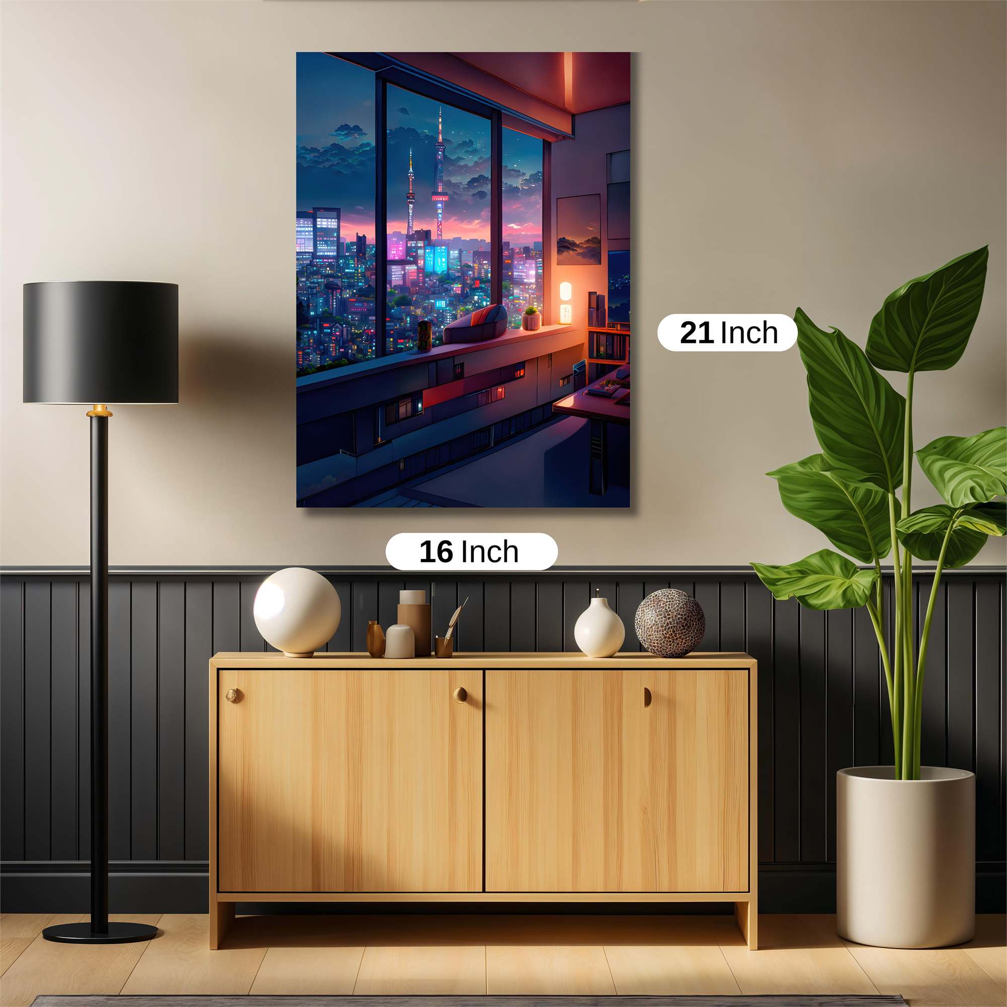Tokyo Twilight Safe Wall Magnetic / M